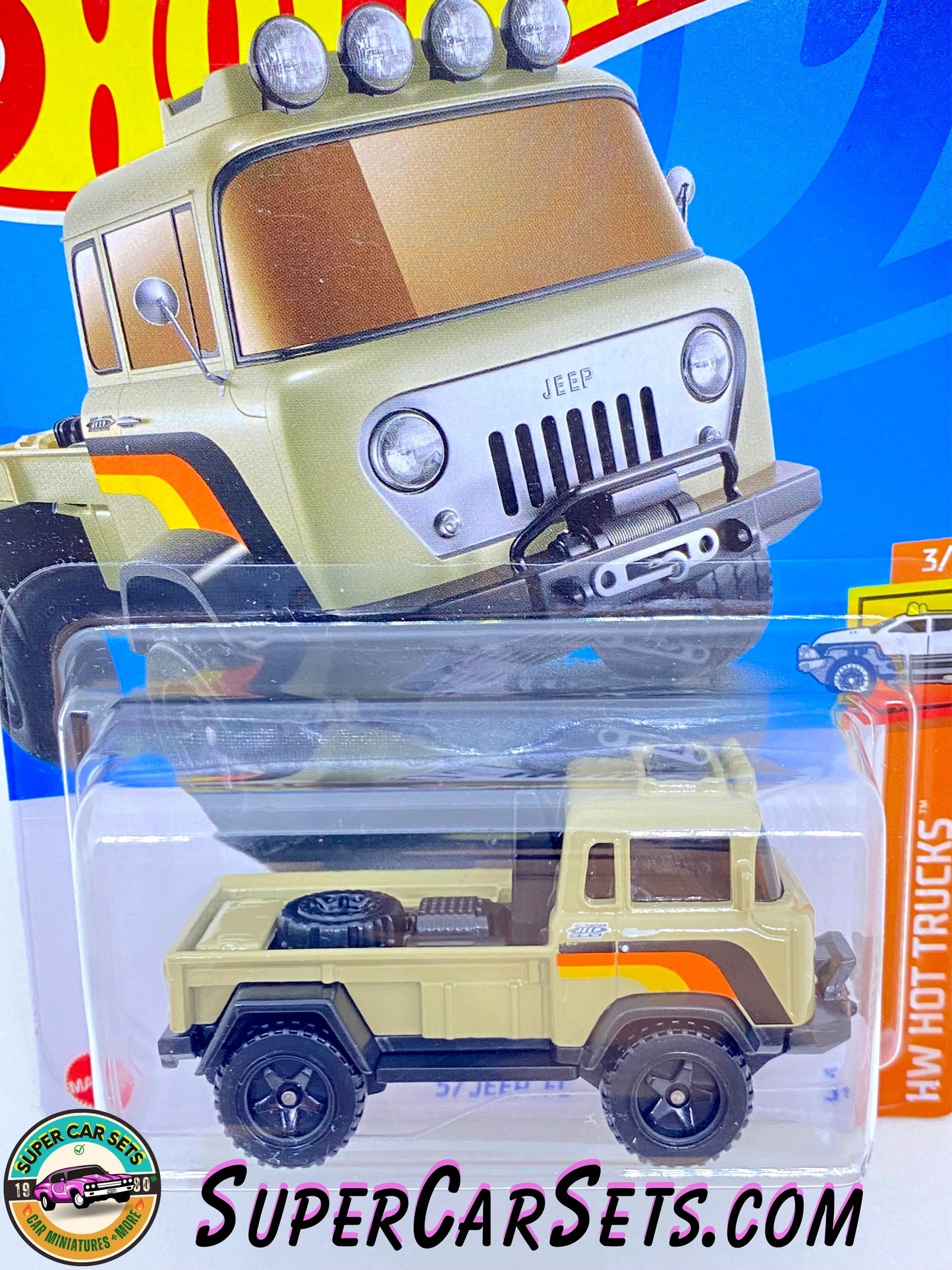 57 Jeep FC (desert sand colour) - Hot Wheels HW Hot Trucks - 2024 (3/10) (68/250)