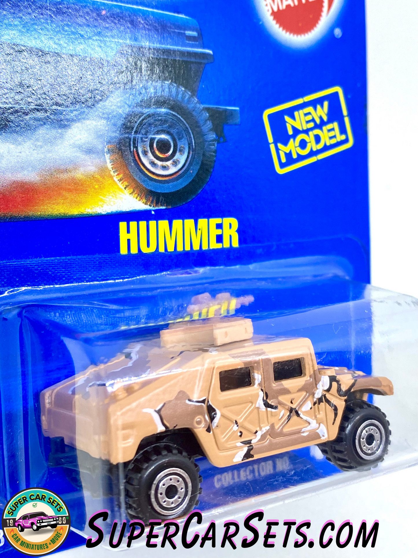 Hot Wheels (Year launched 1992) - Hummer (#188) (#0773) (card slightly bent)