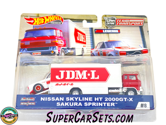 Nissan Skyline HT 2000GT-X Sakura Sprinter - Hot Wheels Team Transport (#8)