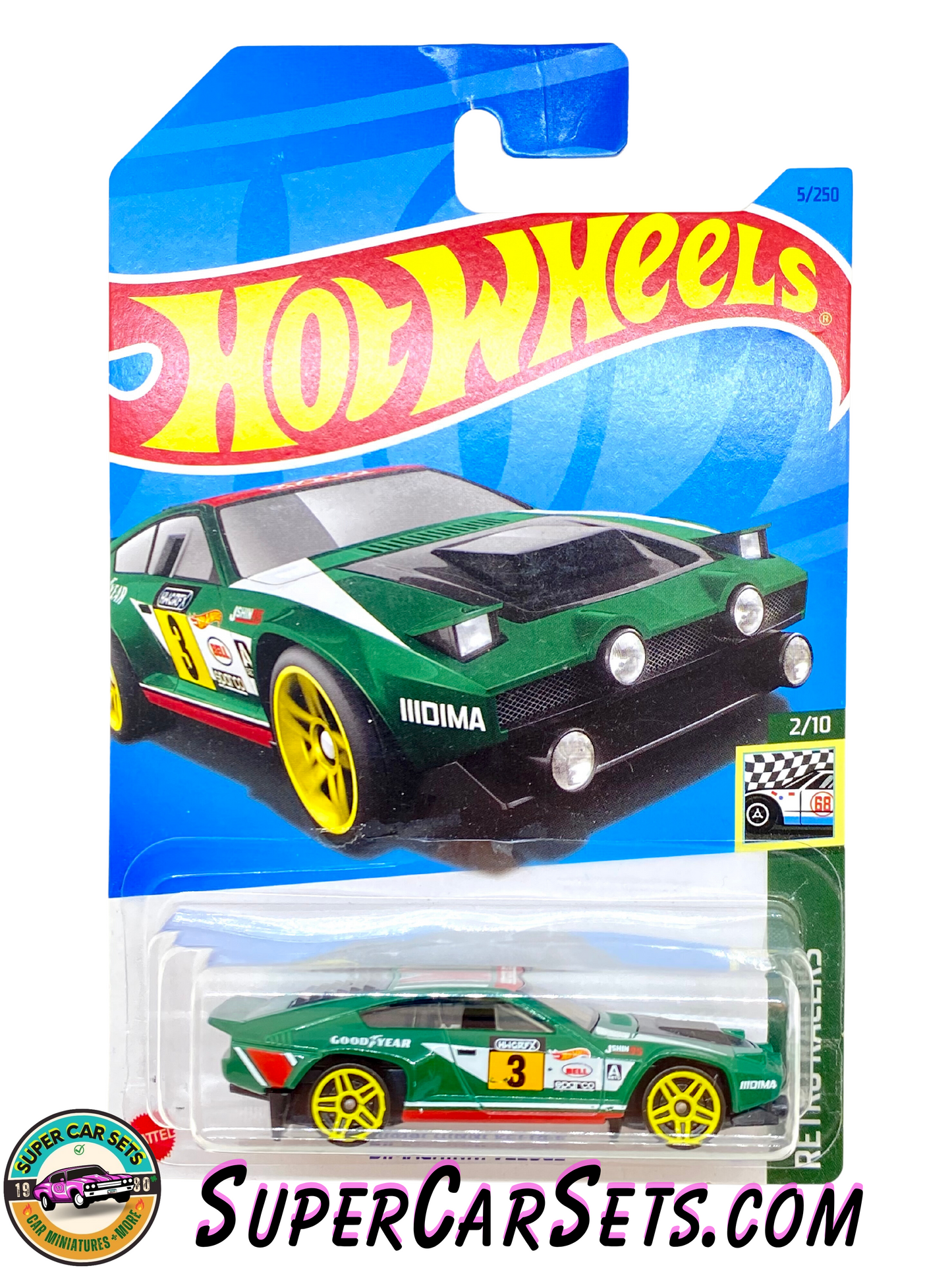 Dimachinni Veloce (dark green) - Hot Wheels - Retro Racers - 2023 (2/10) (5/250)