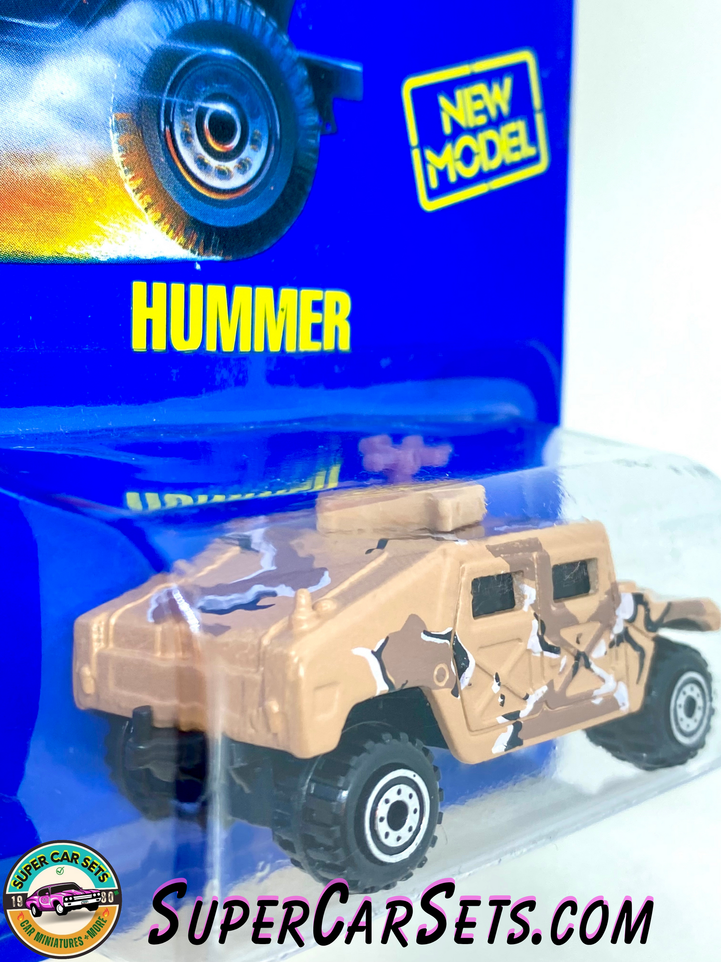 Hot Wheels (Year launched 1992) - Hummer (#188) (#0773) (card slightly bent)