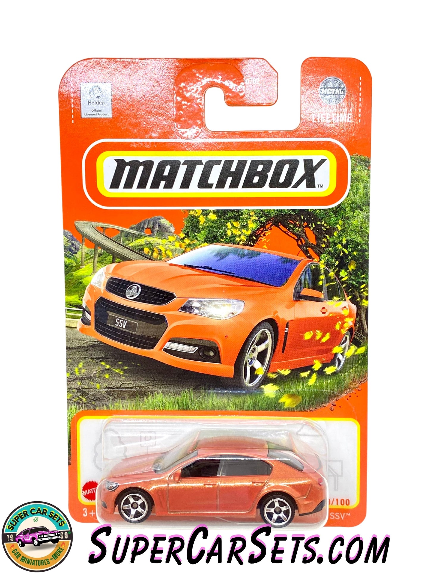 Holden VF Commodore SSV (68/100) (Orange colour) - Matchbox