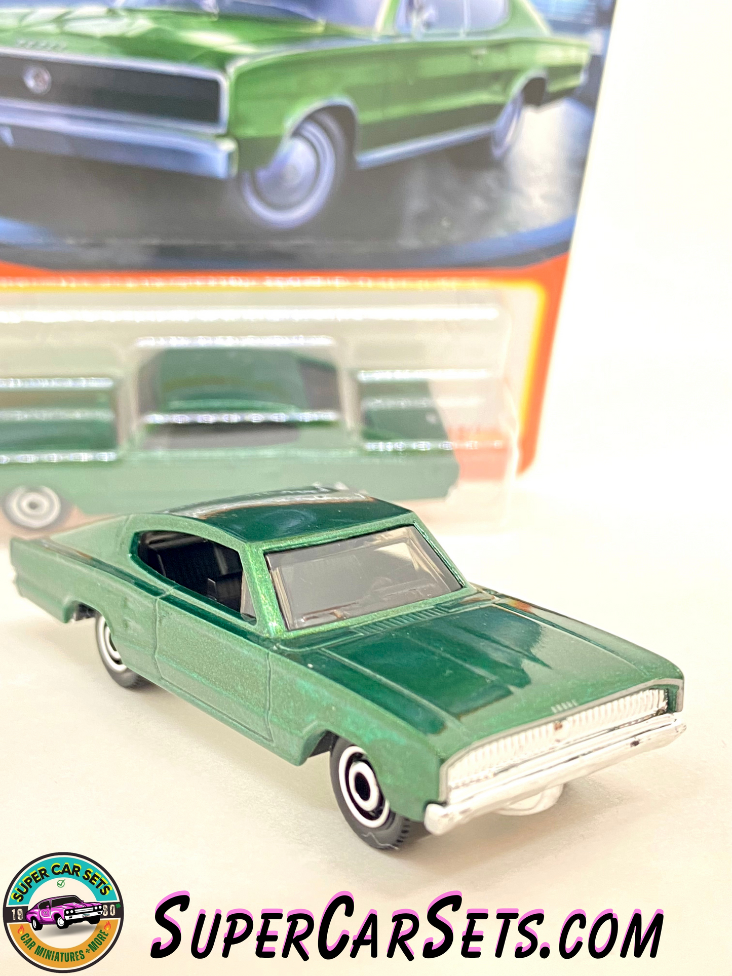 Matchbox - 1966 Dodge Charger (13/100) (metallic dark green colour)