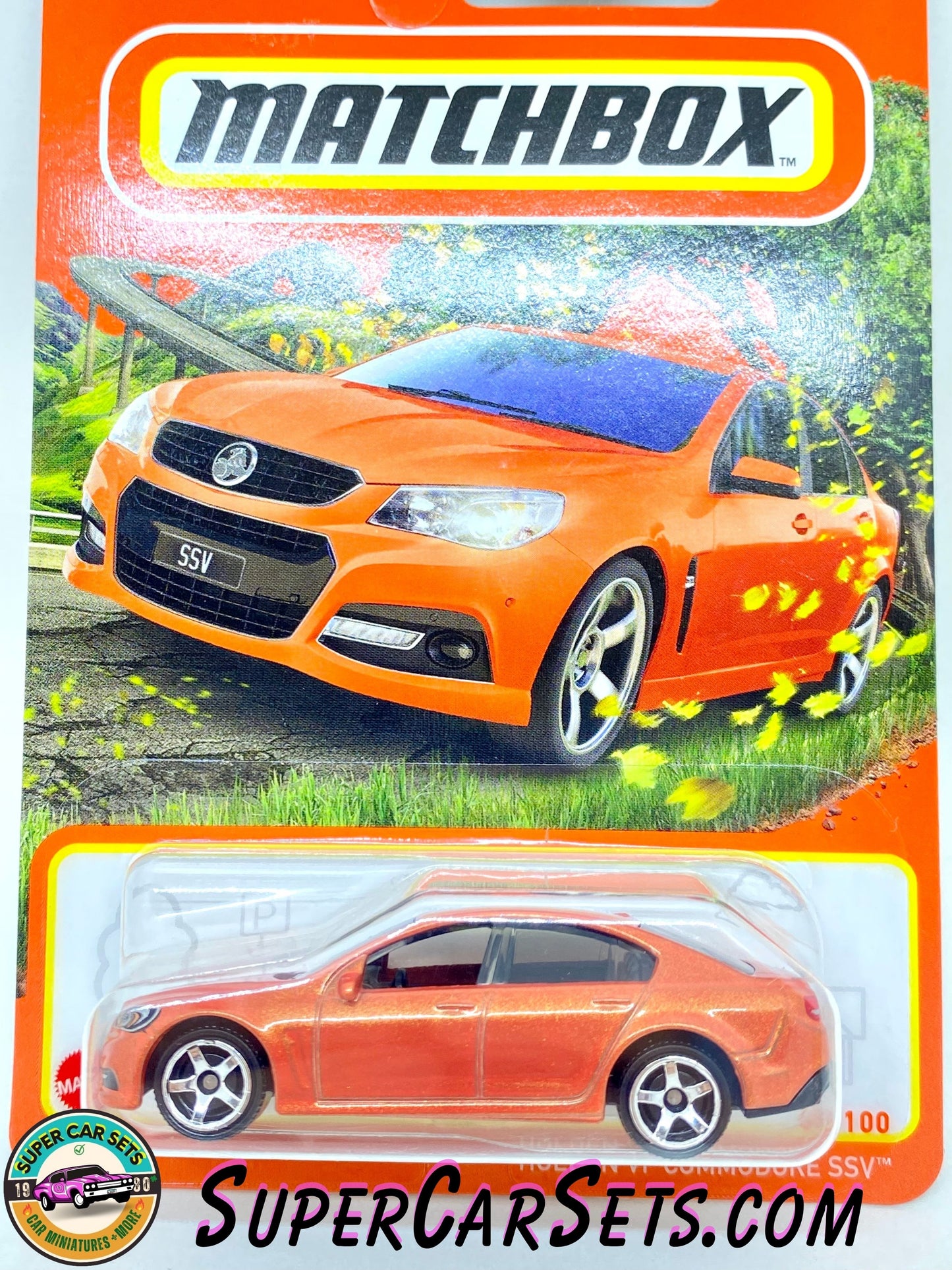 Holden VF Commodore SSV (68/100) (Orange colour) - Matchbox