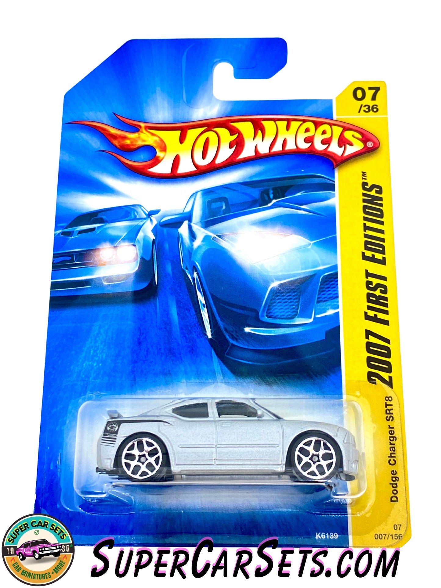 Dodge Charger SRT8 (card slightly damaged) - Hot Wheels First Editions 2007 - (07/36) (007/156) (Year launched 2007)