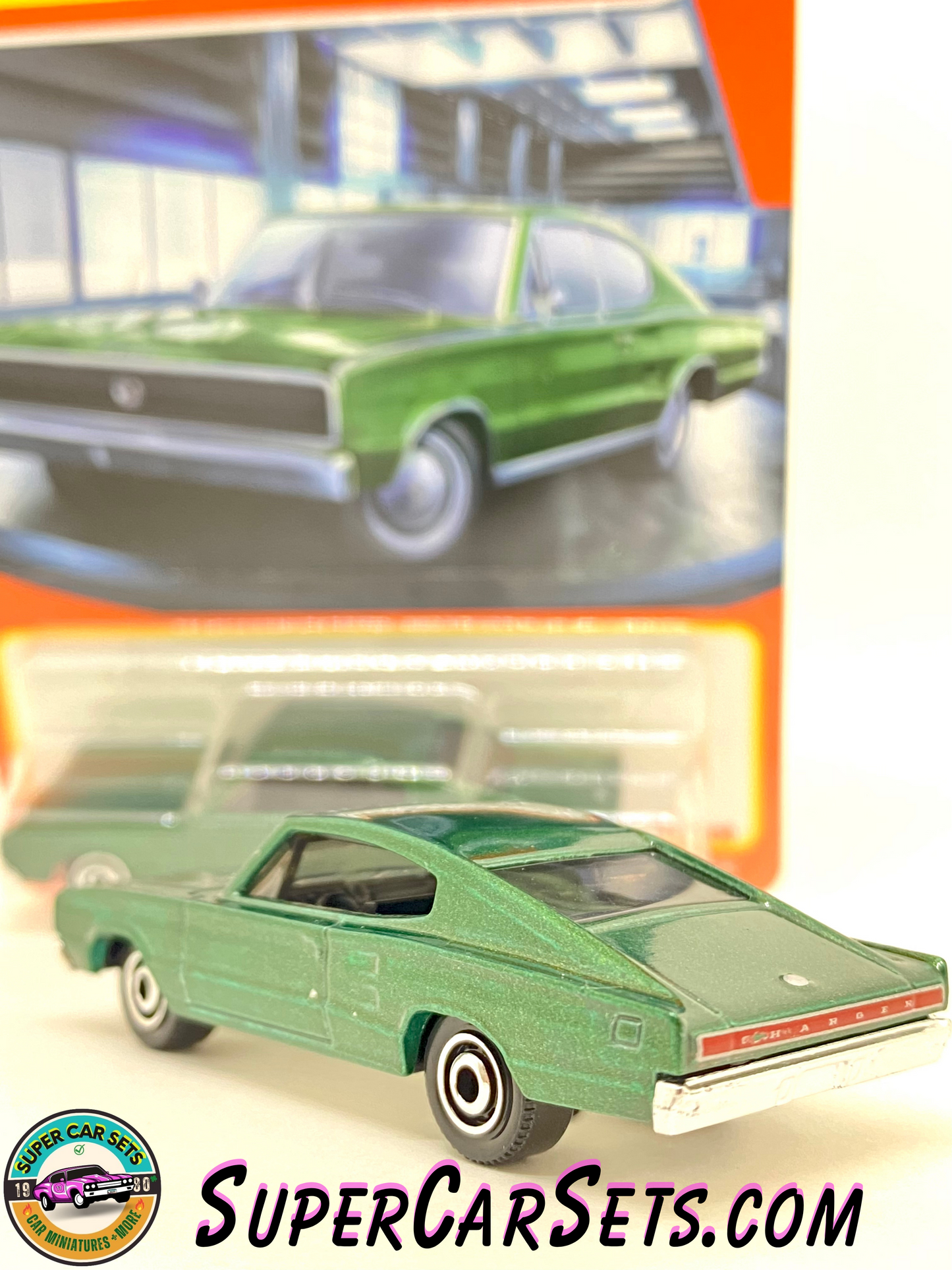 Matchbox - 1966 Dodge Charger (13/100) (metallic dark green colour)