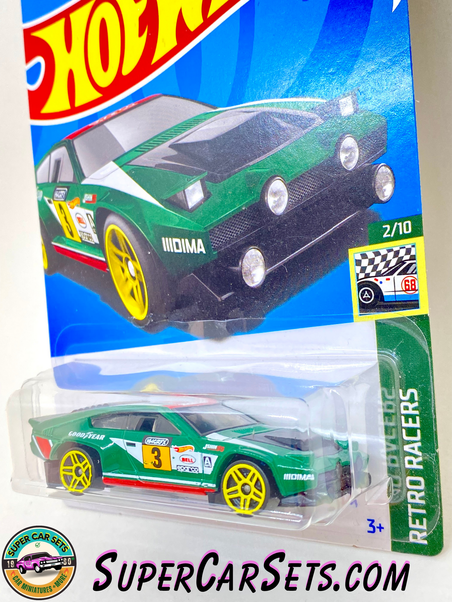 Dimachinni Veloce (dark green) - Hot Wheels - Retro Racers - 2023 (2/10) (5/250)