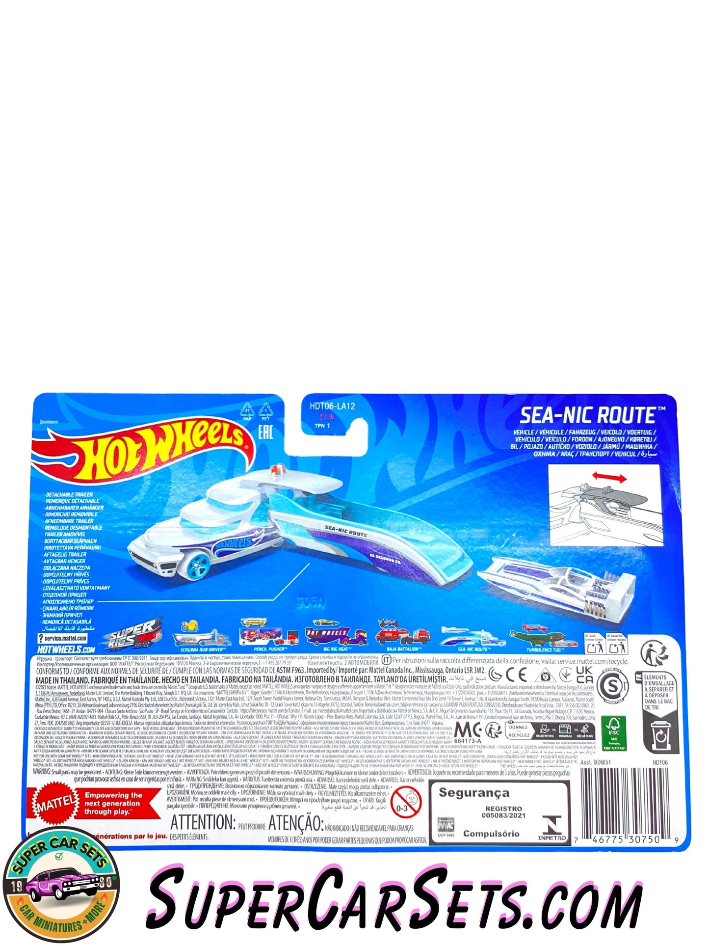 Sea-Nic Route (HDT06) (card slightly bent) - Hot Wheels Super Rigs 2024