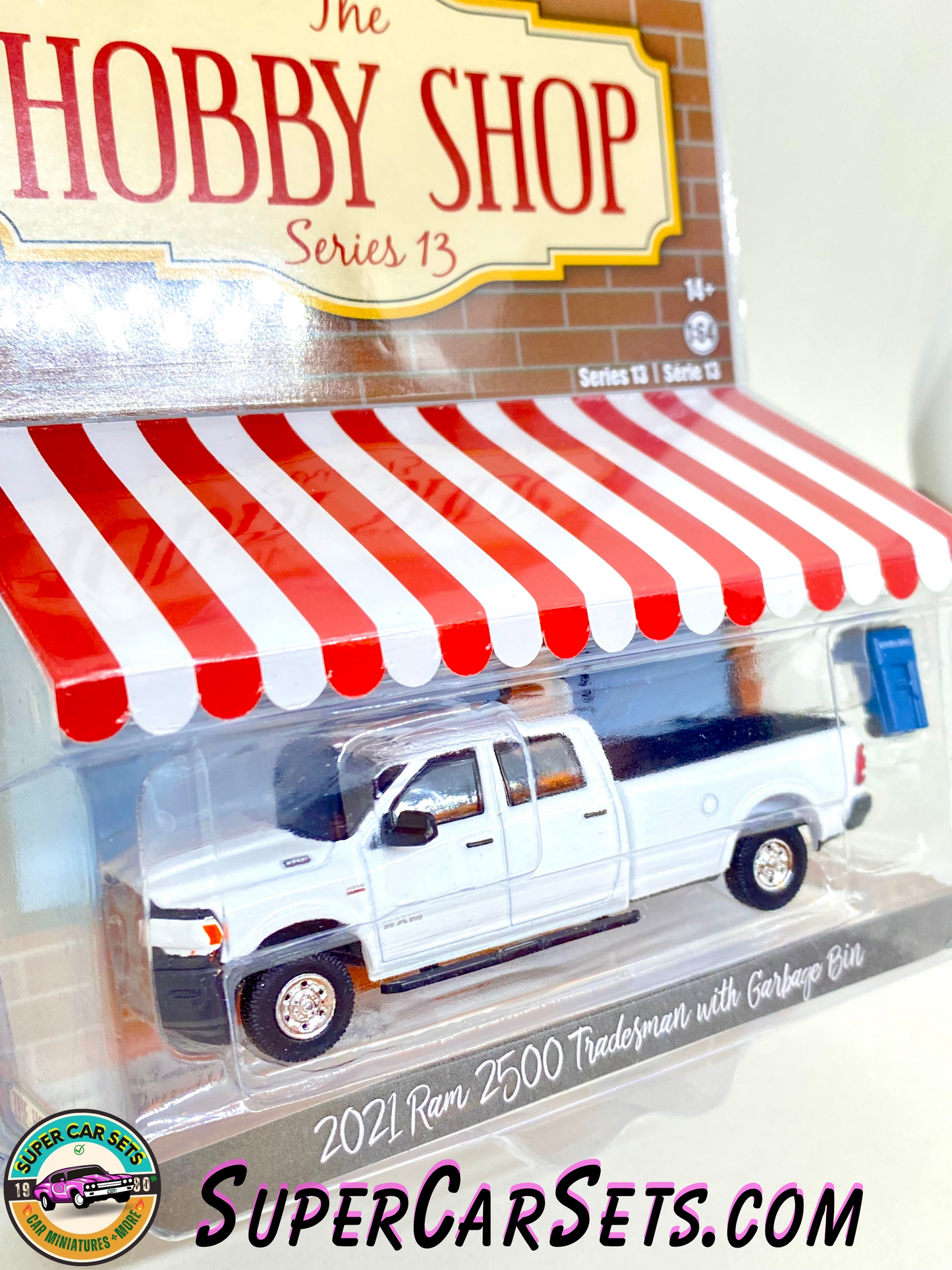 2021 RAM 2500 Tradesman with Garbage Bin - The Hobby Shop Series 13 made by Greenlight Collectibles