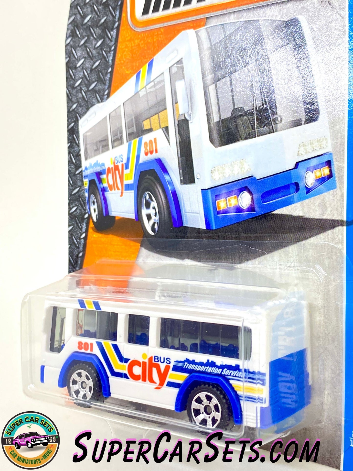 MBX C.B.T. 801 (“City Bus”) (DJV67-2B11) (Year launched 2016) - Matchbox MBX Adventure City 2016 (22/125)