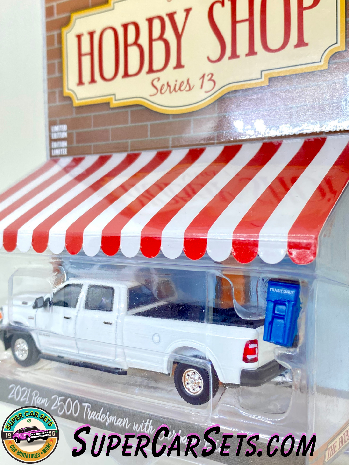 2021 RAM 2500 Tradesman with Garbage Bin - The Hobby Shop Series 13 made by Greenlight Collectibles