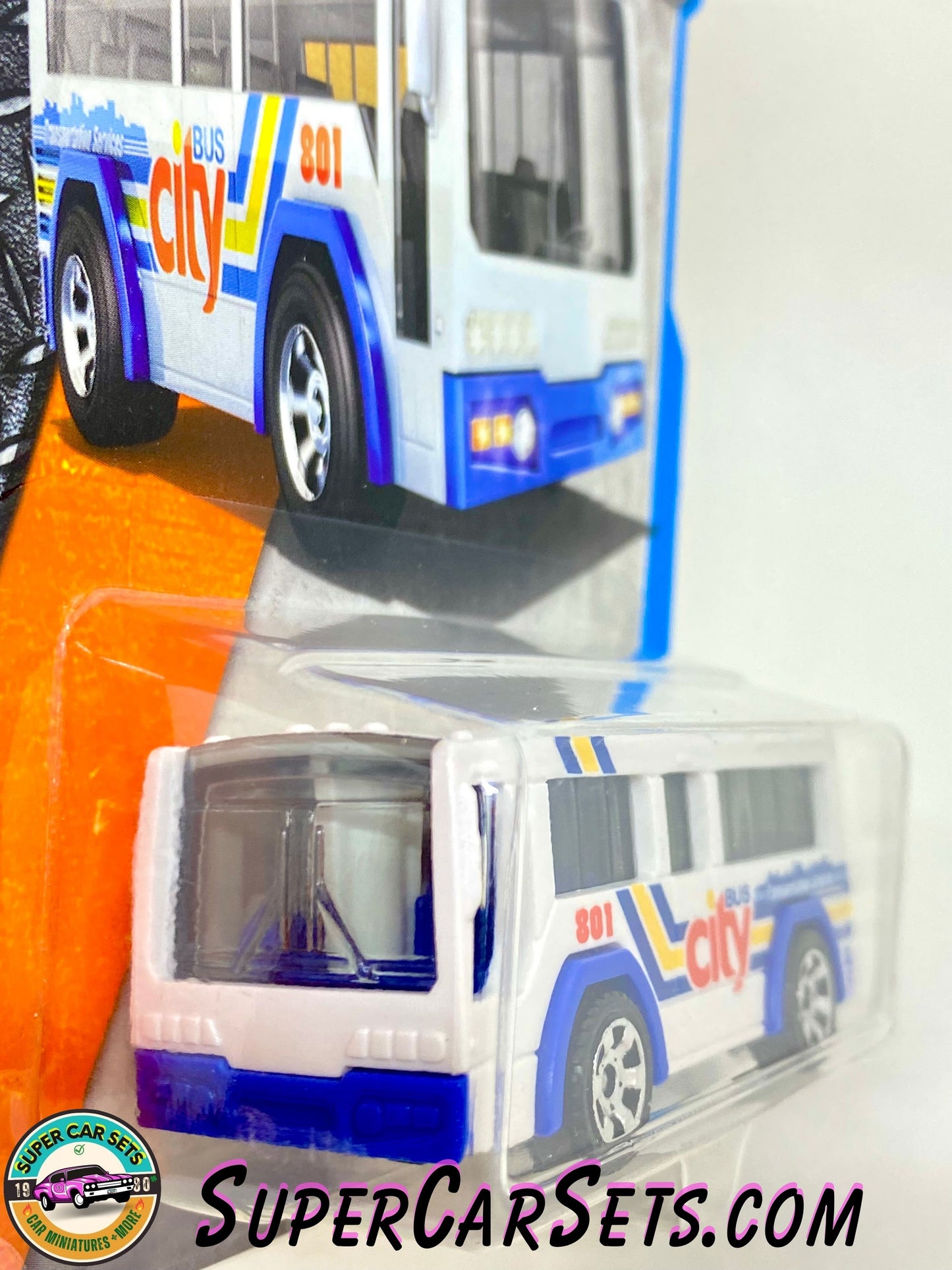 MBX C.B.T. 801 (“City Bus”) (DJV67-2B11) (Year launched 2016) - Matchbox MBX Adventure City 2016 (22/125)