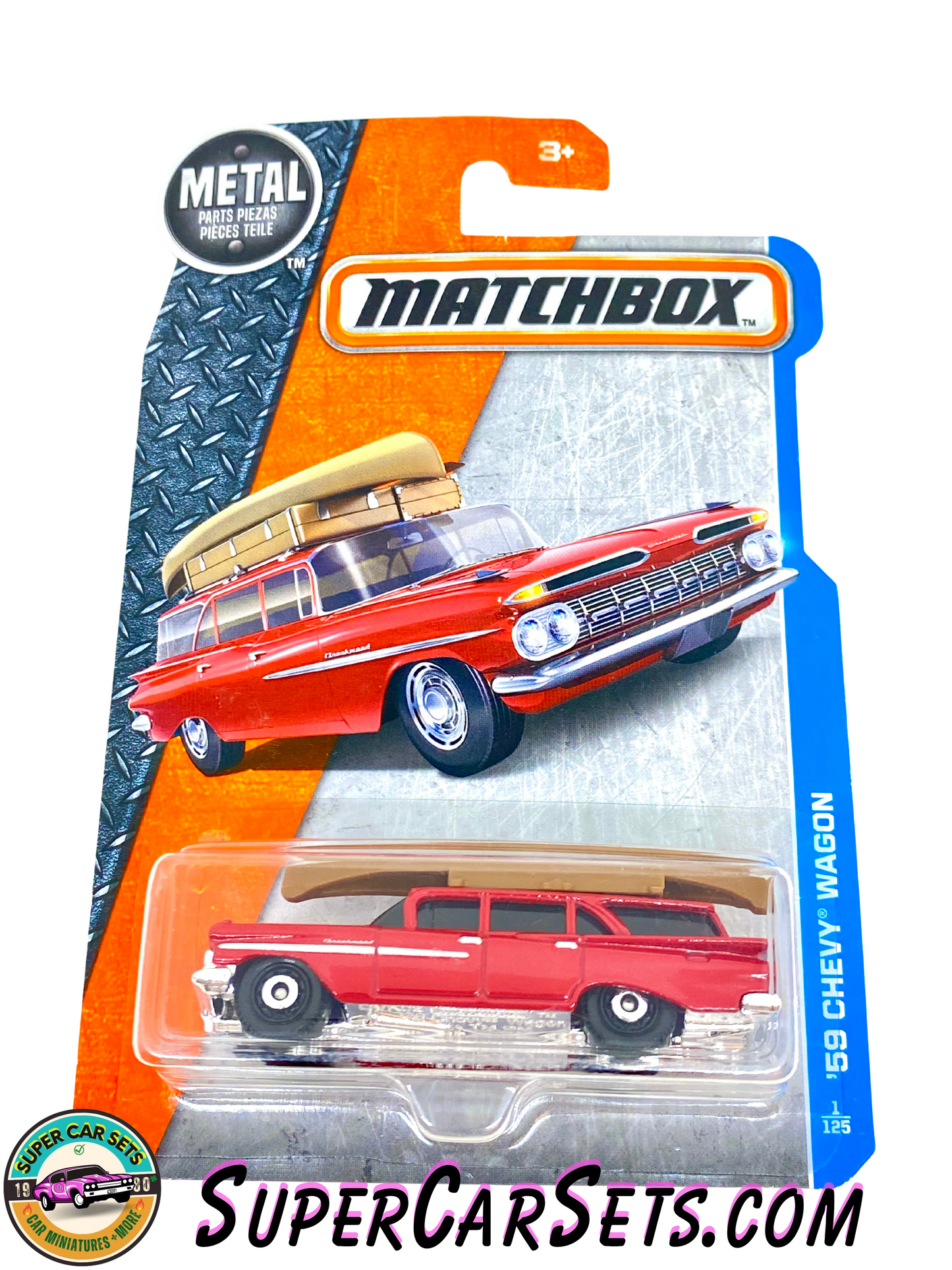 59 Chevy Wagon (1/125) (DVK02) (Year launched 2017) - Matchbox