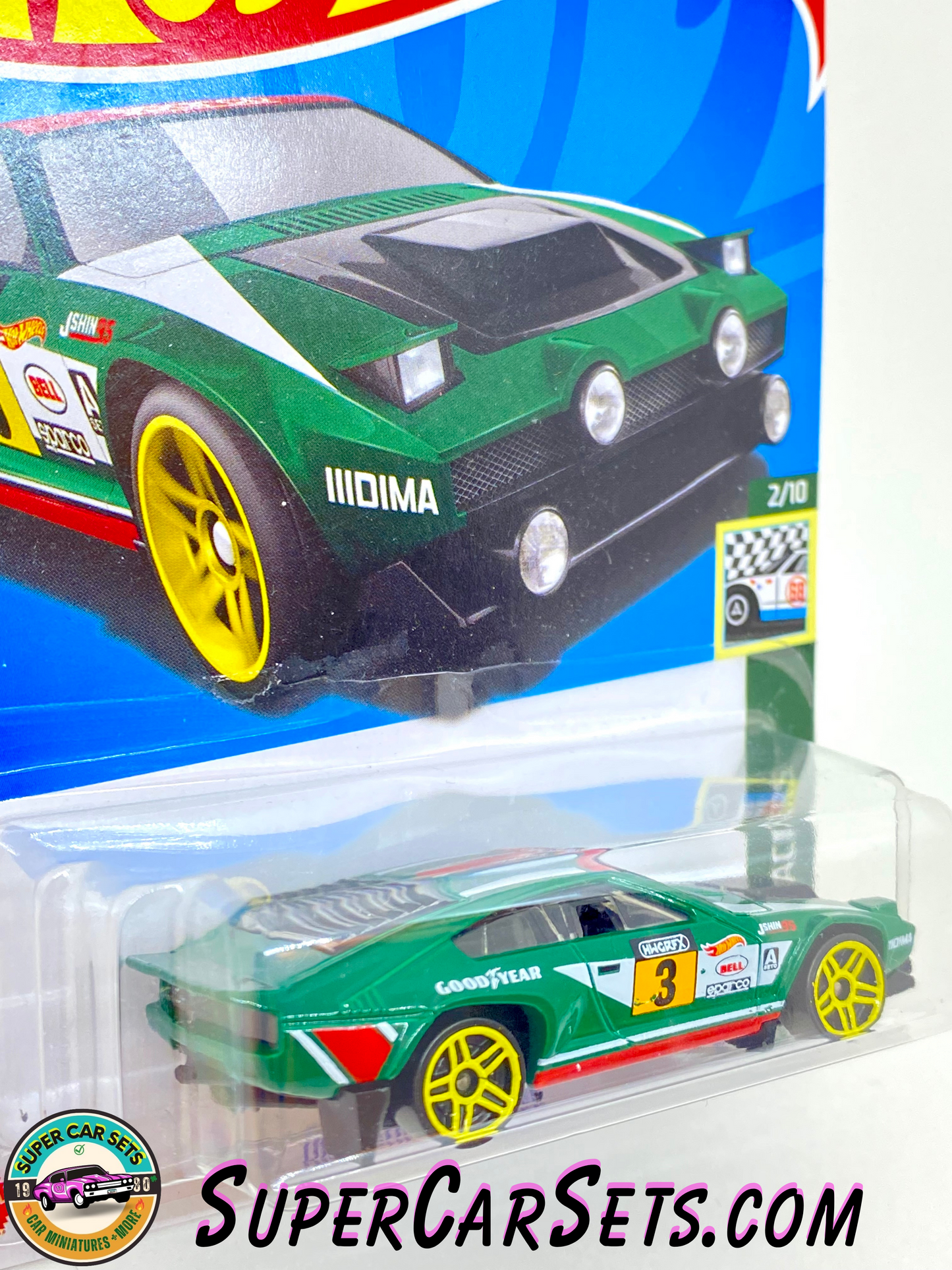 Dimachinni Veloce (dark green) - Hot Wheels - Retro Racers - 2023 (2/10) (5/250)