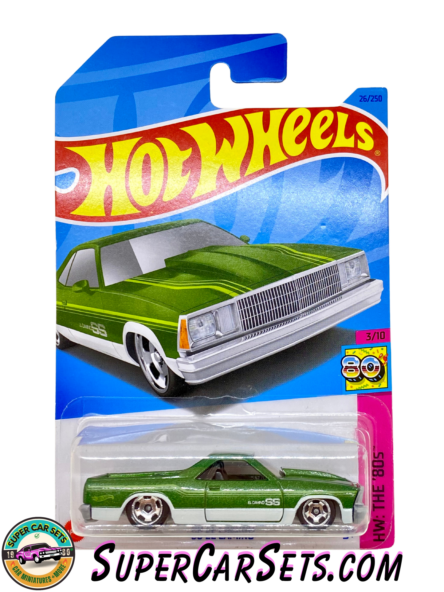 80 El Camino (green colour) - Hot Wheels HW: The ‘80s - 2023 (3/10)