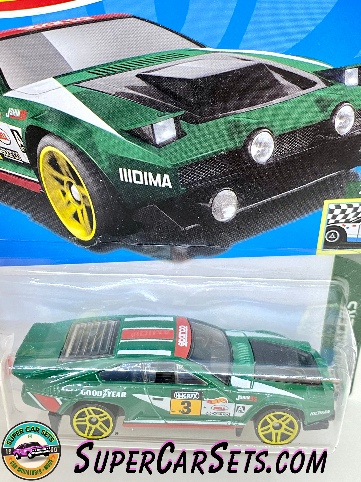 Dimachinni Veloce (dark green) - Hot Wheels - Retro Racers - 2023 (2/10) (5/250)