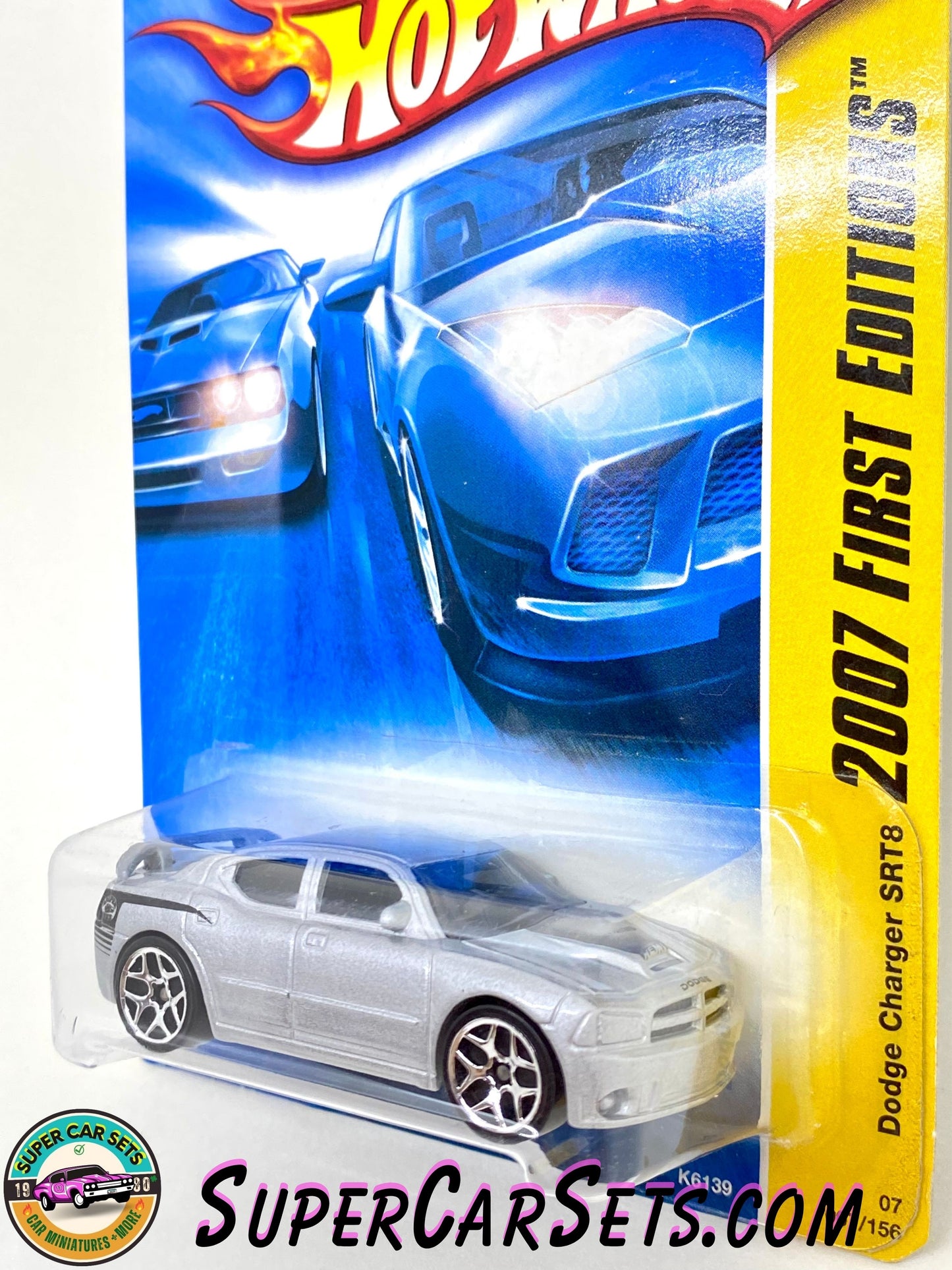 Dodge Charger SRT8 (card slightly damaged) - Hot Wheels First Editions 2007 - (07/36) (007/156) (Year launched 2007)