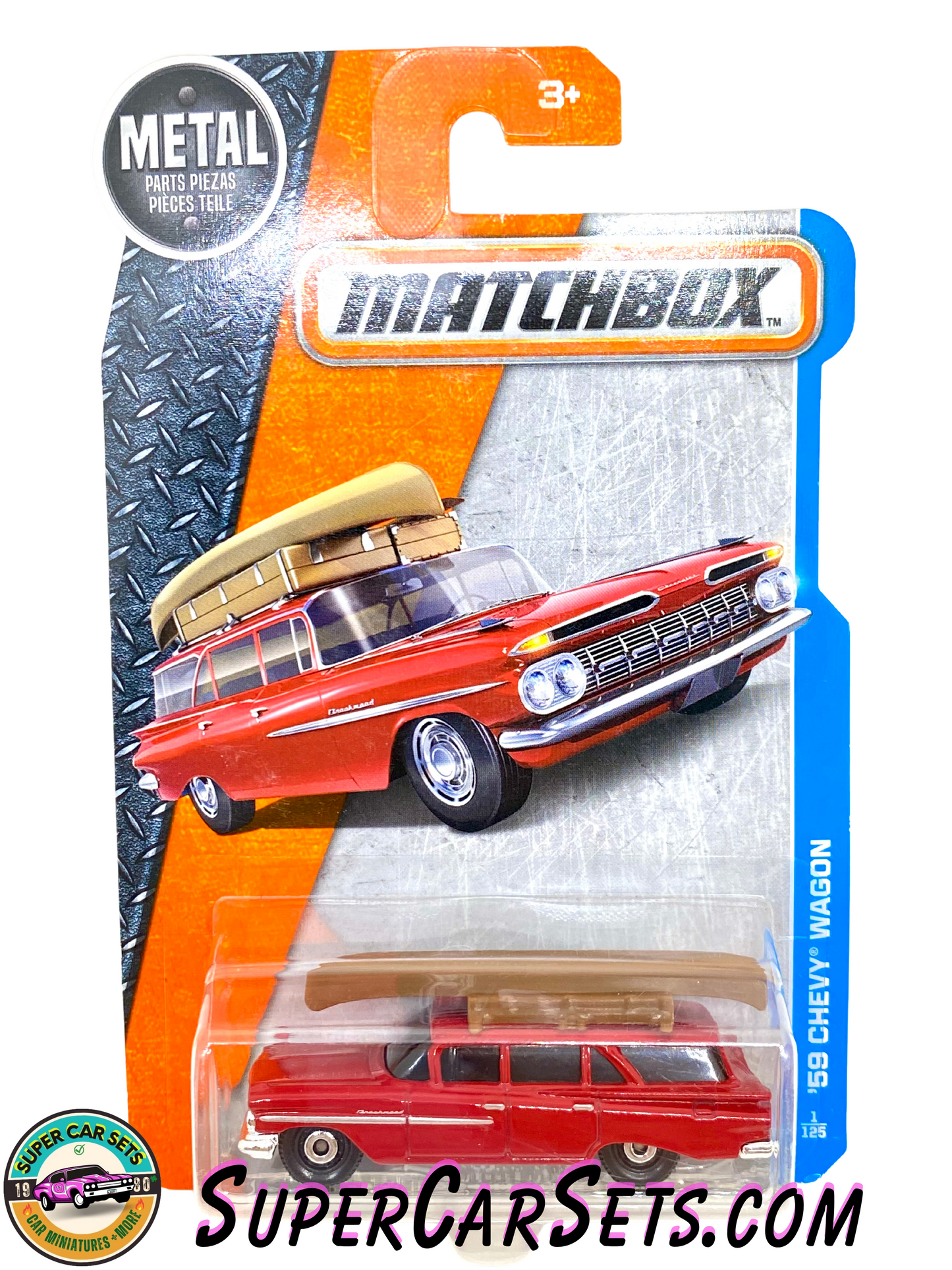 59 Chevy Wagon (1/125) (DVK02) (Year launched 2017) - Matchbox