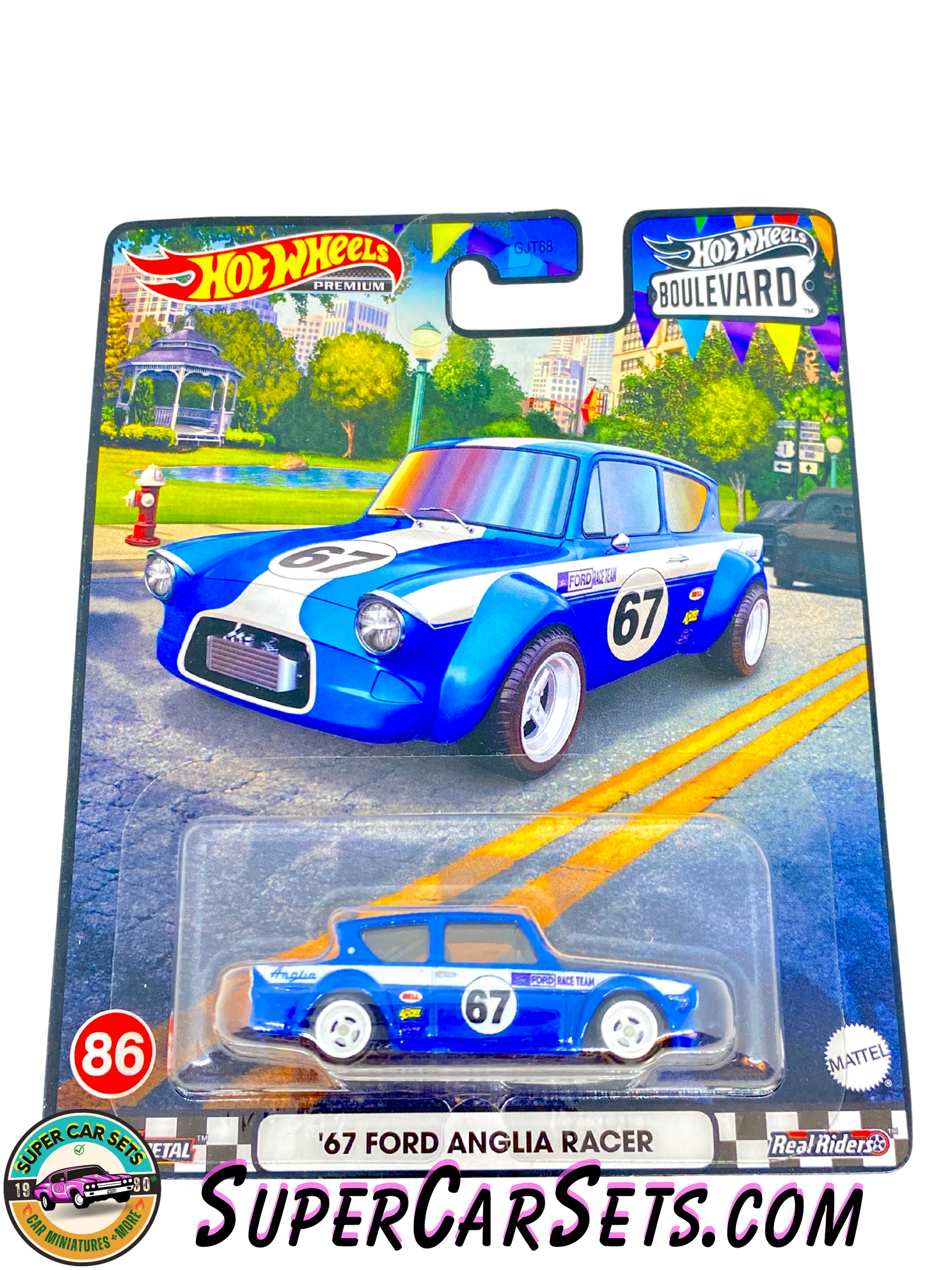 67 Ford Anglia Racer - Hot Wheels Premium Boulevard #86