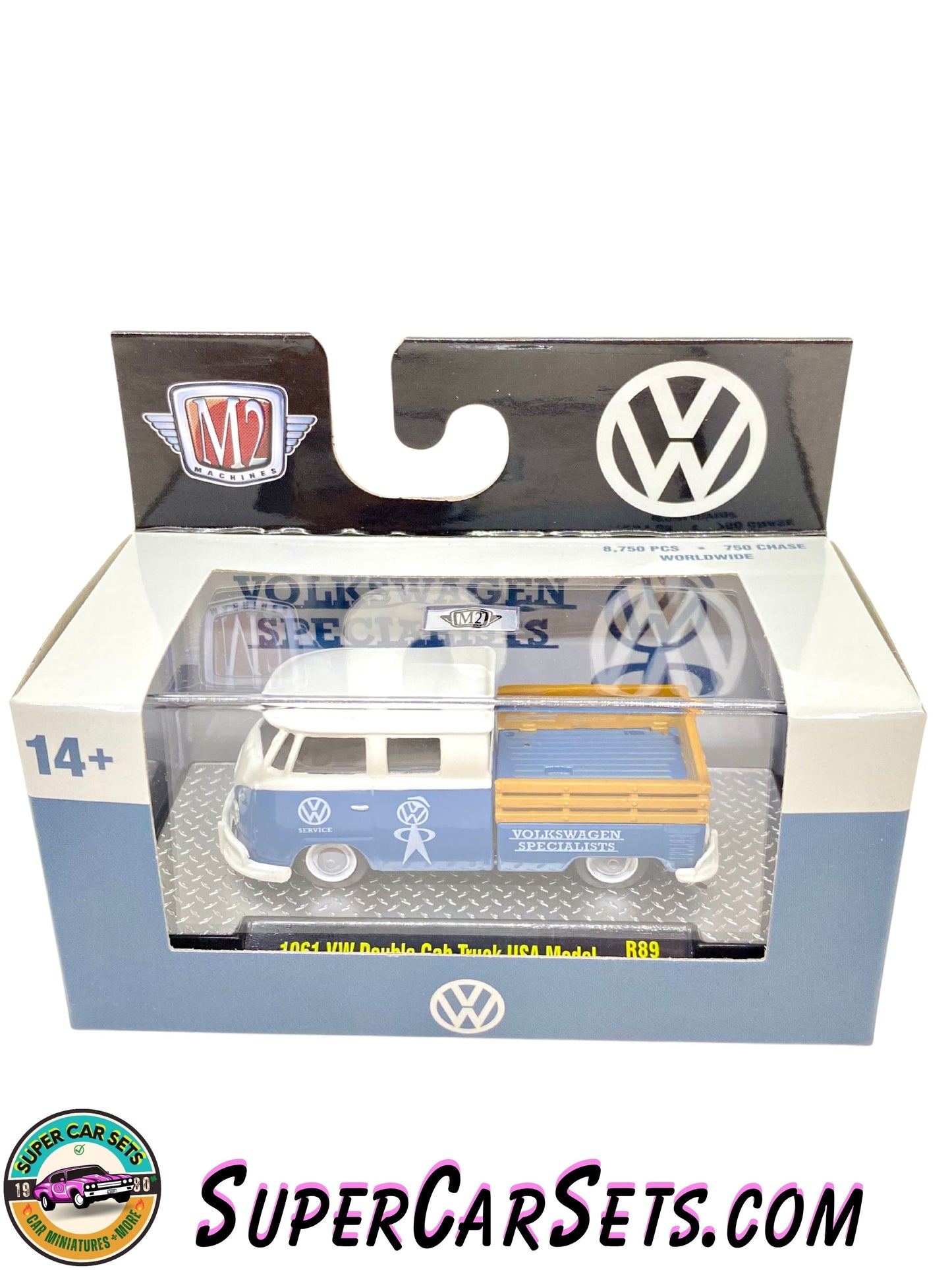 Volkswagen - 1961 VW Double Cab Truck USA Model by M2 Machines