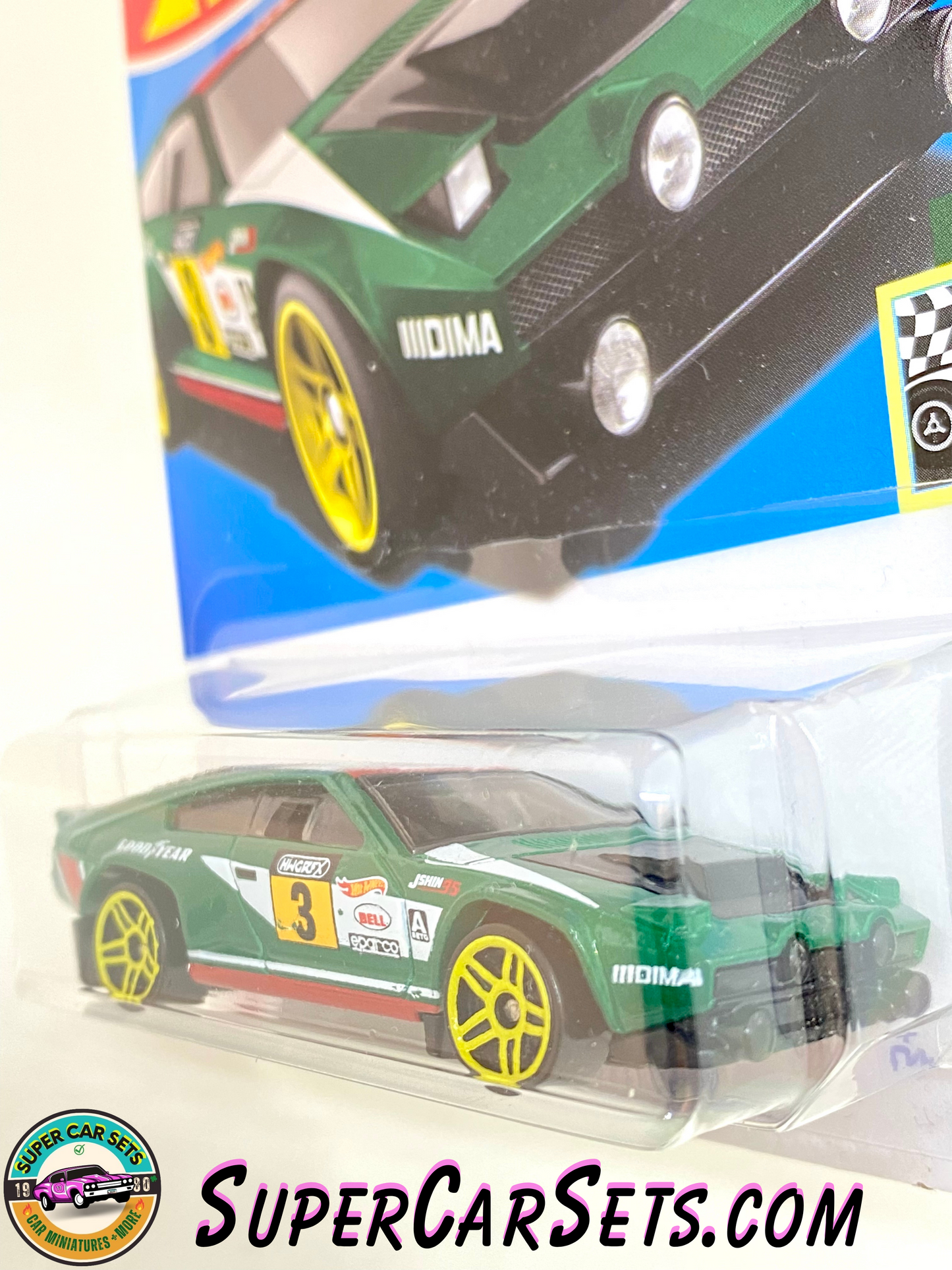 Dimachinni Veloce (dark green) - Hot Wheels - Retro Racers - 2023 (2/10) (5/250)