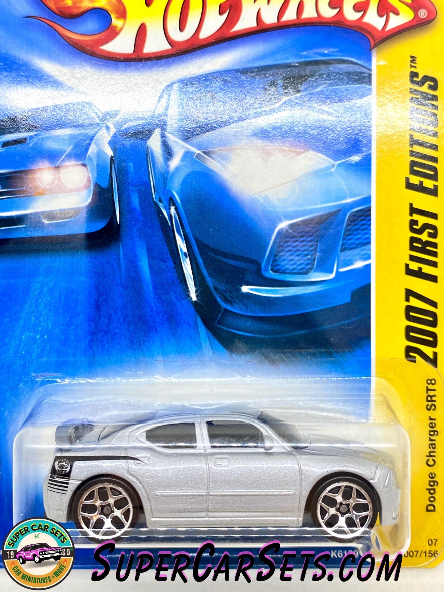 Dodge Charger SRT8 (card slightly damaged) - Hot Wheels First Editions 2007 - (07/36) (007/156) (Year launched 2007)