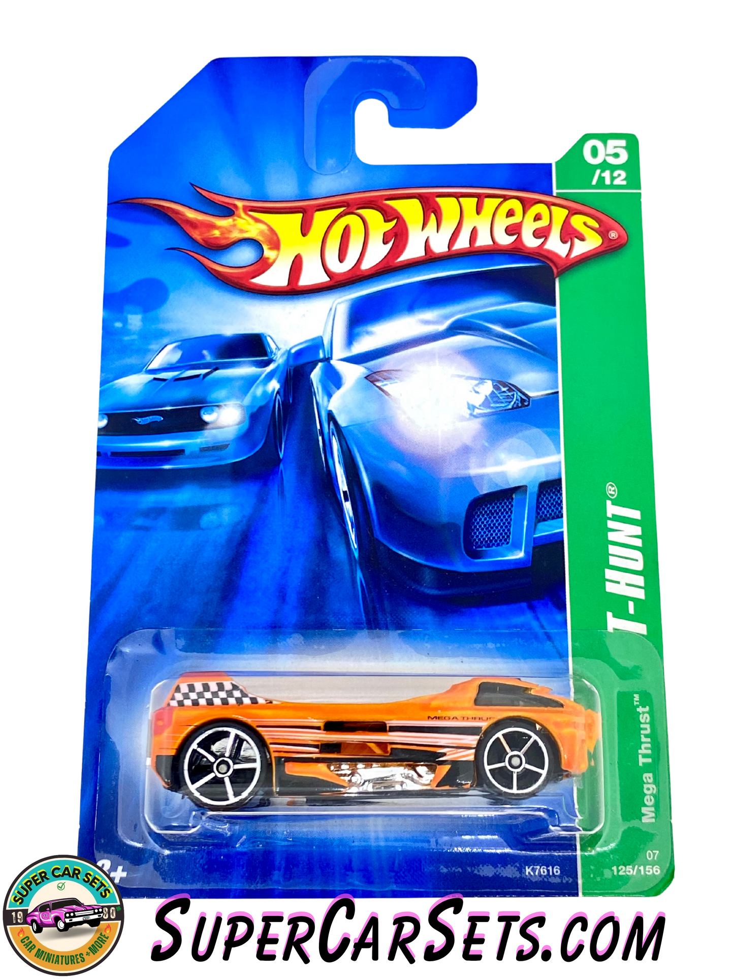 Hot Wheels T-Hunt (Year launched 2007) (05/12) (125/156) Mega Thrust (TREASURE HUNT)