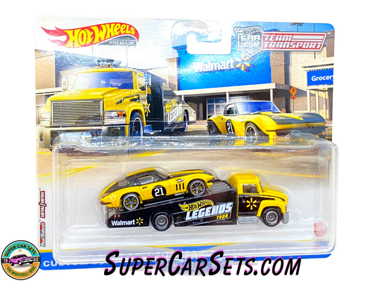 Custom Corvette Stingray Coupe Carry On (Legends) - Hot Wheels Team Transport