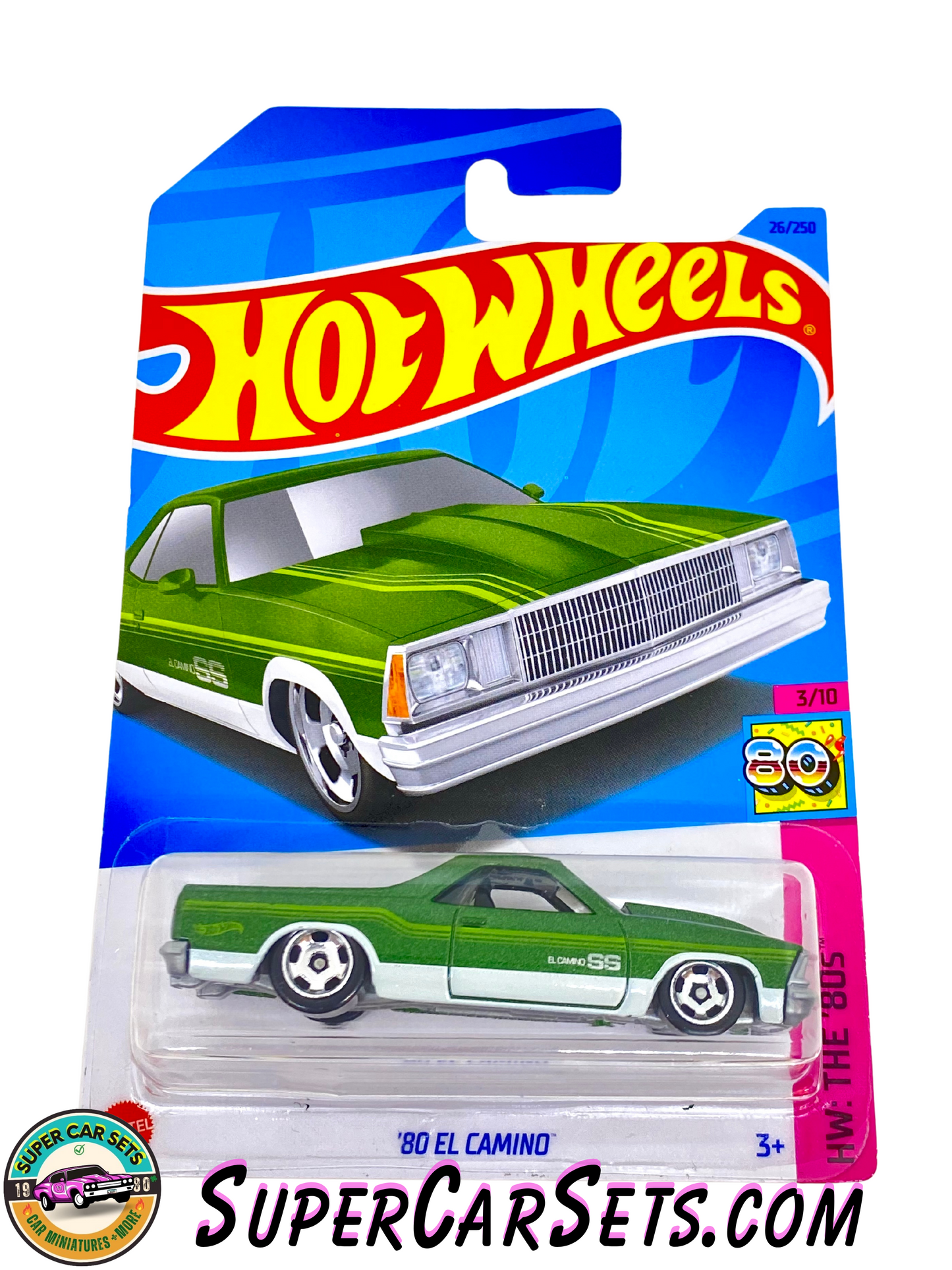 80 El Camino (green colour) - Hot Wheels HW: The ‘80s - 2023 (3/10)