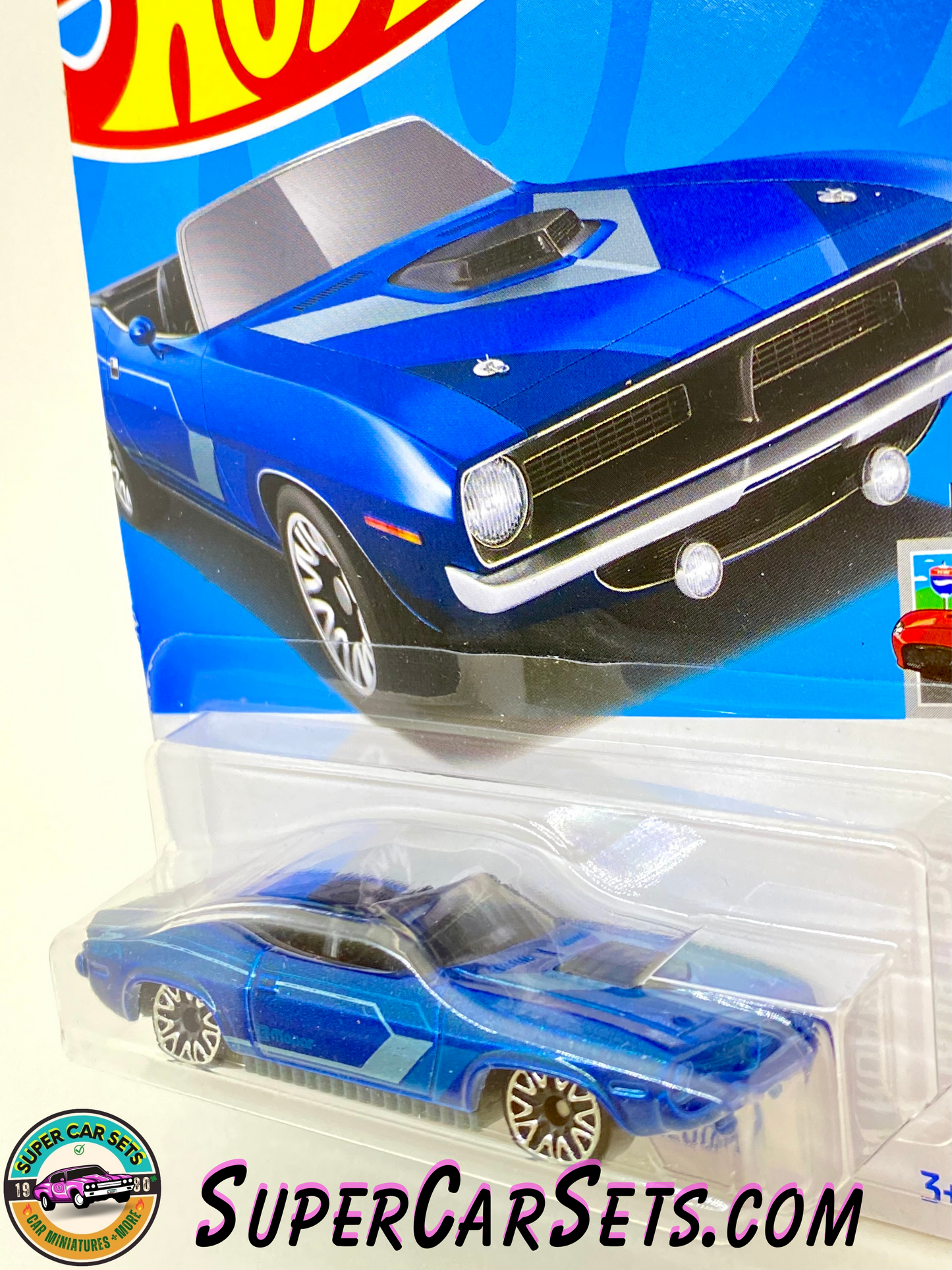 70 Plymouth Barracuda (blue colour) - Hot Wheels HW Roadsters - 2024 (3/5) (20/250)