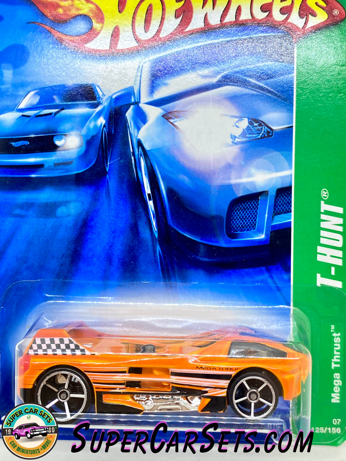 Hot Wheels T-Hunt (Year launched 2007) (05/12) (125/156) Mega Thrust (TREASURE HUNT)