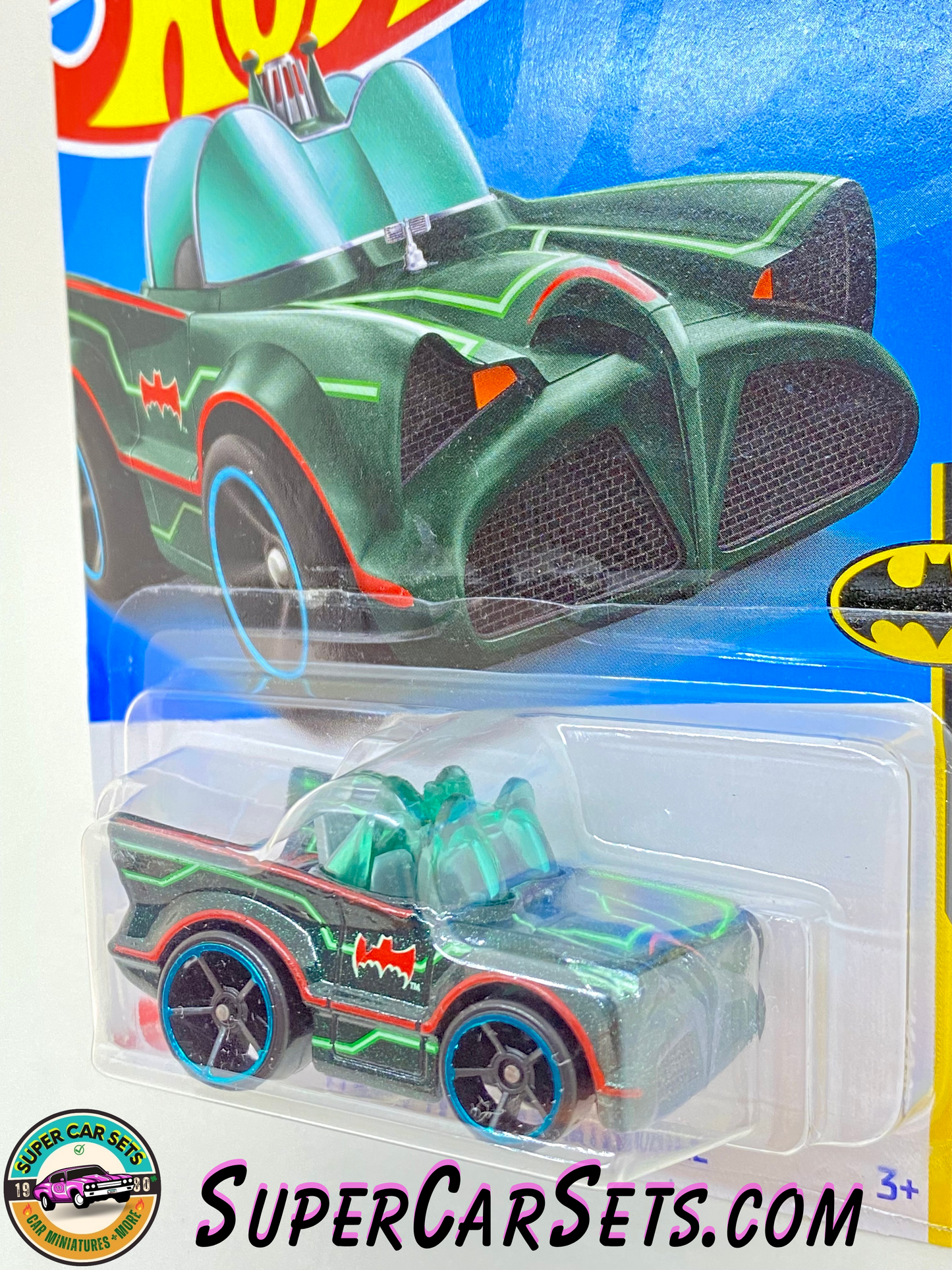 Hot Wheels - Batman - 2023 (1/5) (3/250) - Classic TV Series Batmobile (dark green)