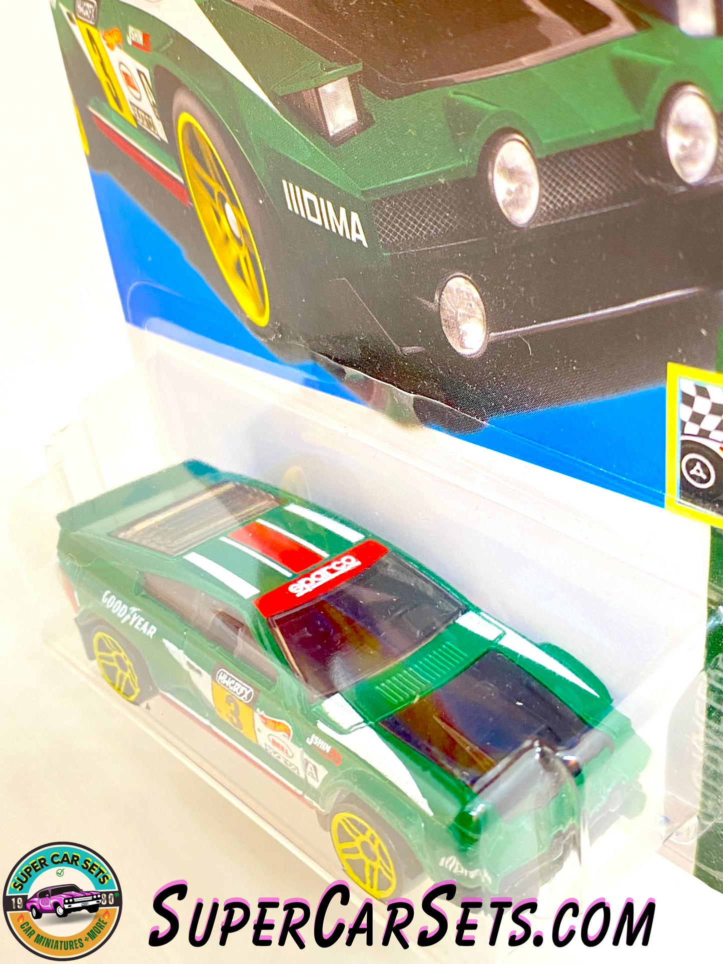 Dimachinni Veloce (dark green) - Hot Wheels - Retro Racers - 2023 (2/10) (5/250)