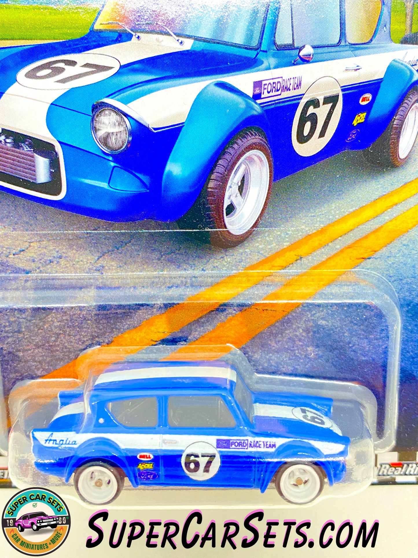 67 Ford Anglia Racer - Hot Wheels Premium Boulevard #86