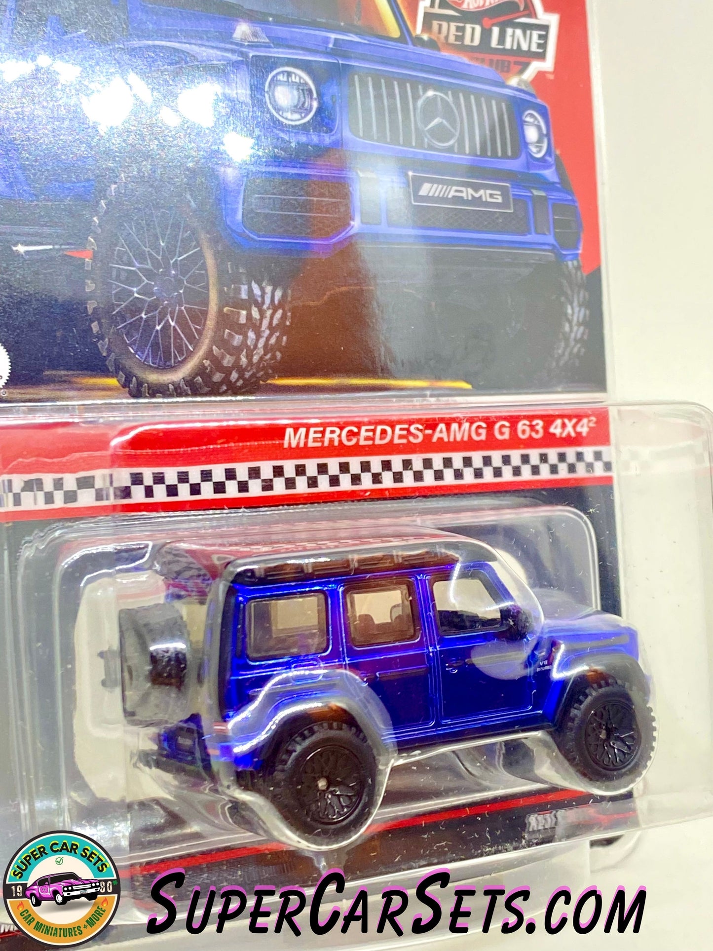 Mercedes-AMG G 63 4x4 (blue colour) - Hot Wheels RLC (Red Line Club)