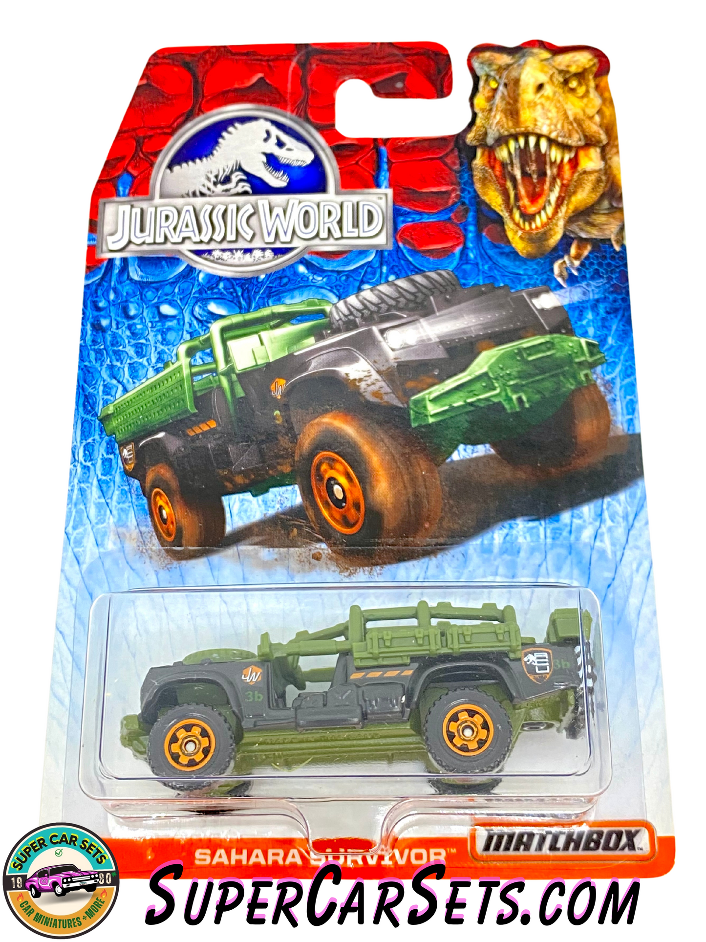 Jurasic World - Sahara Survivor (DFT60) (Year launched 2015) - Matchbox