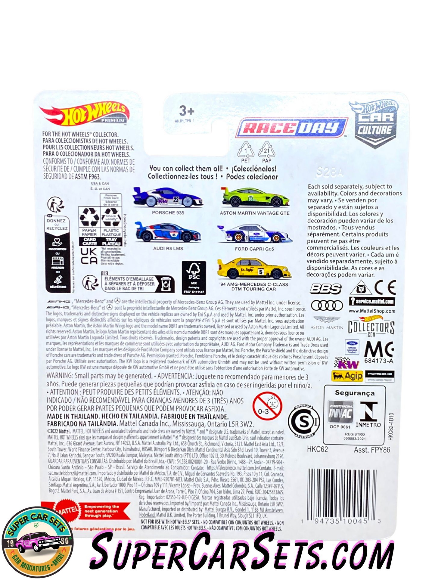 Hot Wheels Premium - Race Day - 5/5 - ’94 AMG-Mercedes C-Class DTM Touring Car