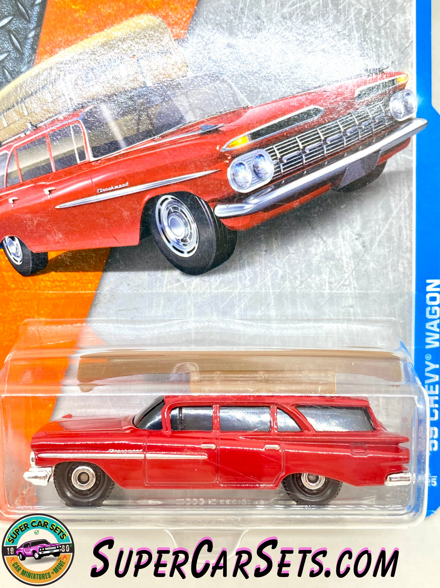 59 Chevy Wagon (1/125) (DVK02) (Year launched 2017) - Matchbox