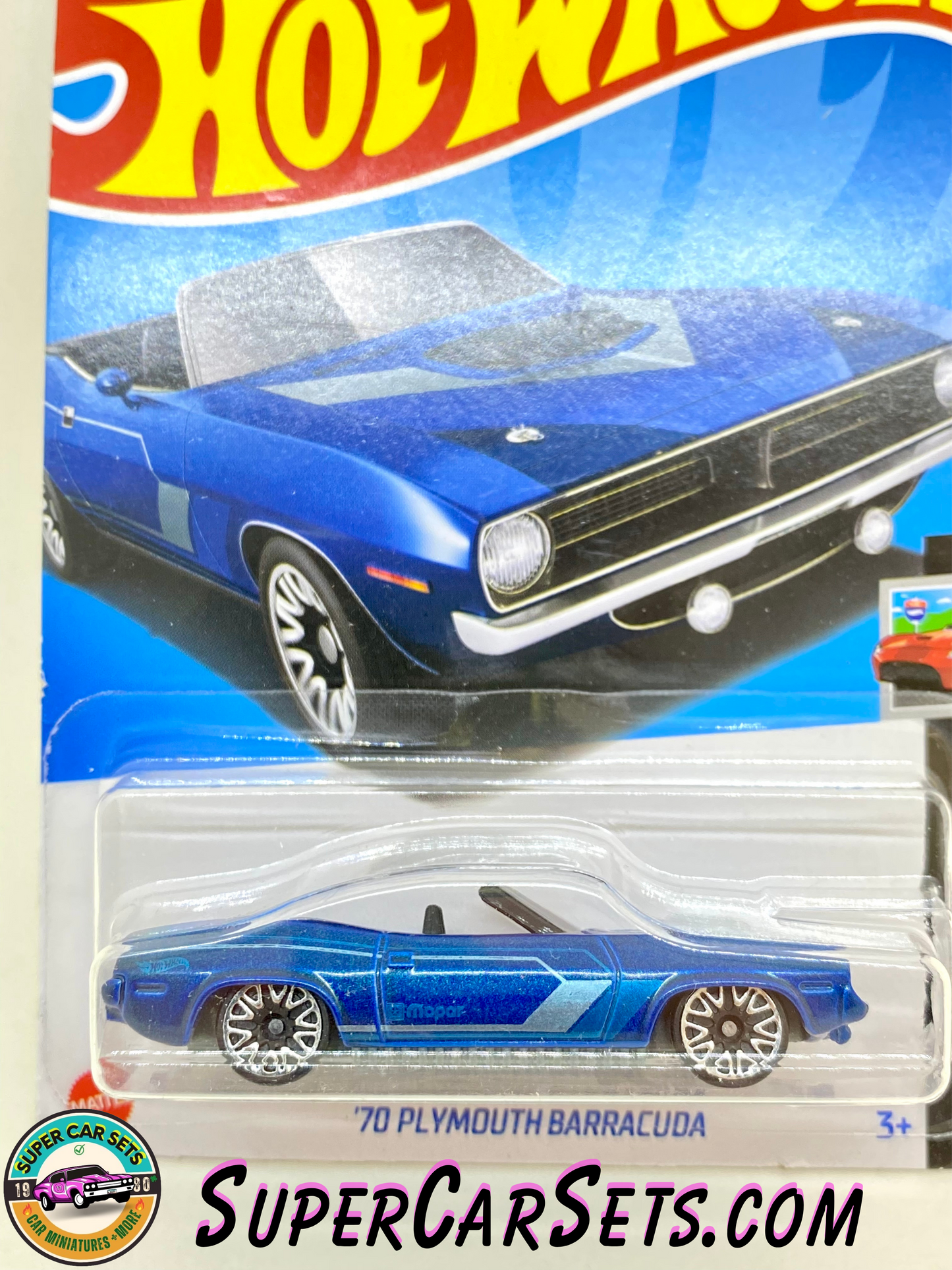 70 Plymouth Barracuda (blue colour) - Hot Wheels HW Roadsters - 2024 (3/5) (20/250)