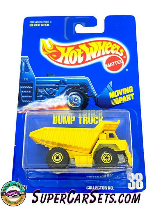 Hot Wheels (VINTAGE) (Year launched 1992) - Dump Truck (#38) (card aged)