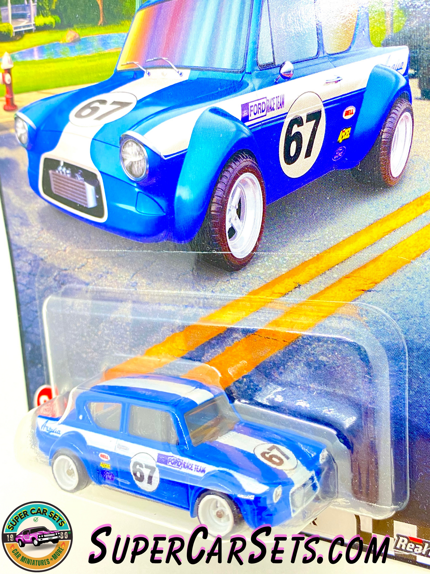 67 Ford Anglia Racer - Hot Wheels Premium Boulevard #86