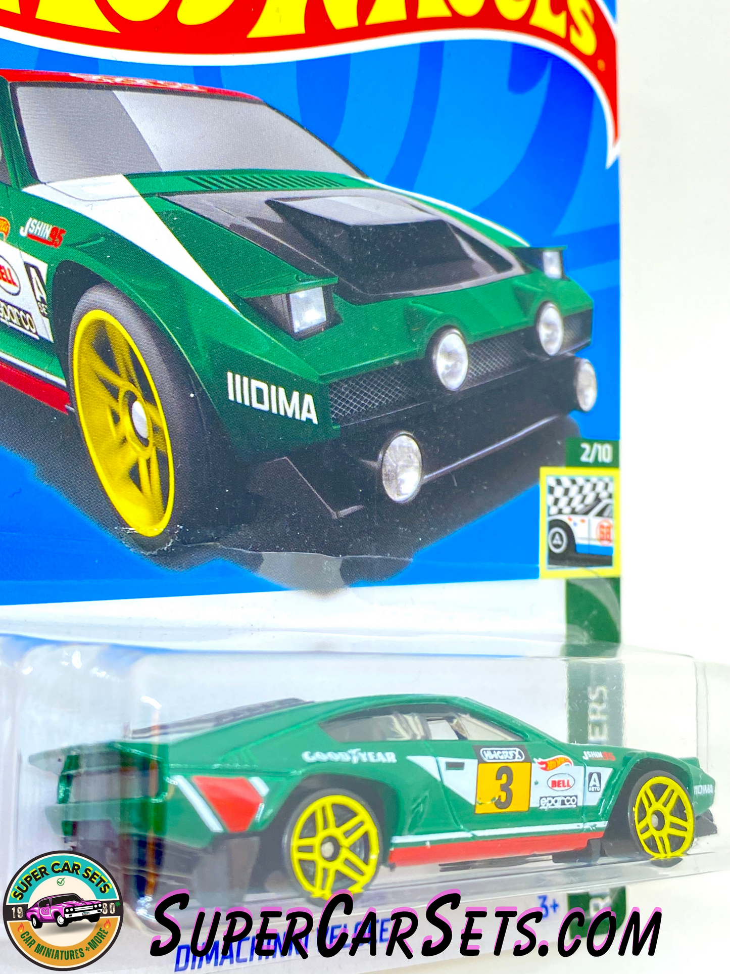 Dimachinni Veloce (dark green) - Hot Wheels - Retro Racers - 2023 (2/10) (5/250)