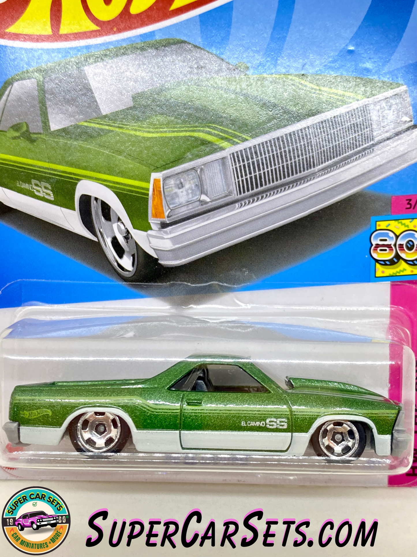 80 El Camino (green colour) - Hot Wheels HW: The ‘80s - 2023 (3/10)