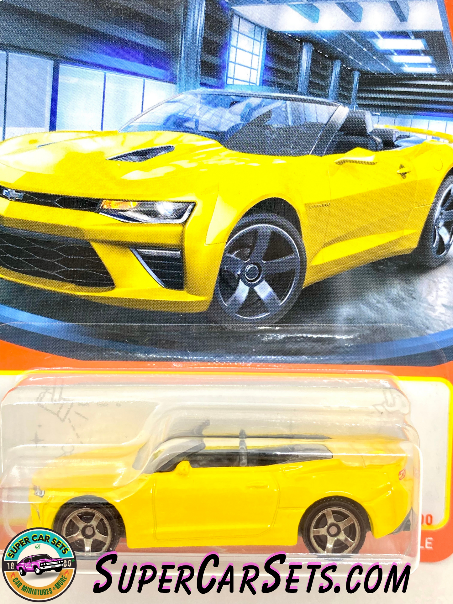 Matchbox - '16 Chevy Camaro Convertible (33/100) (Yellow Colour)