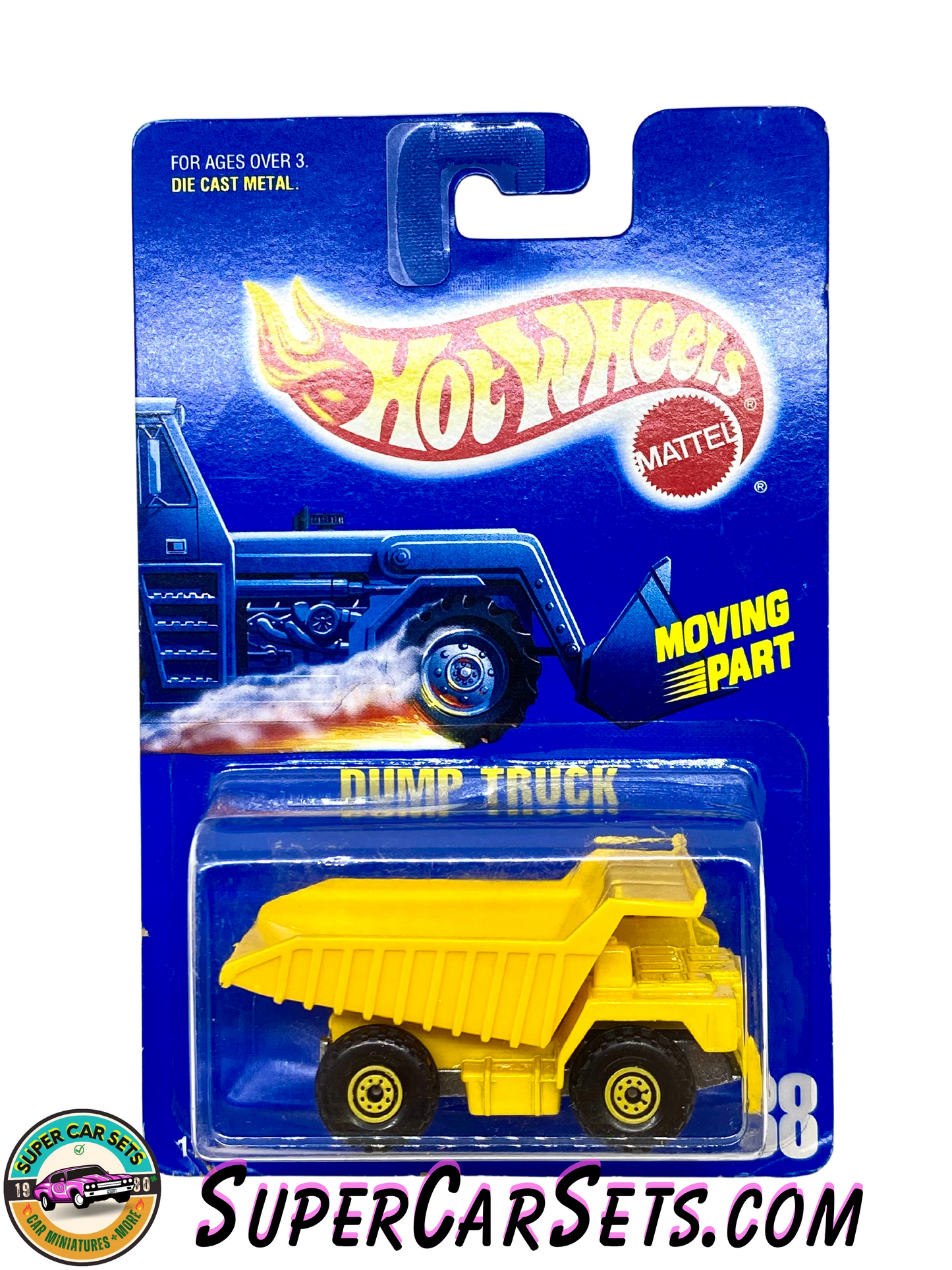 Hot Wheels (VINTAGE) (Year launched 1992) - Dump Truck (#38) (card aged)