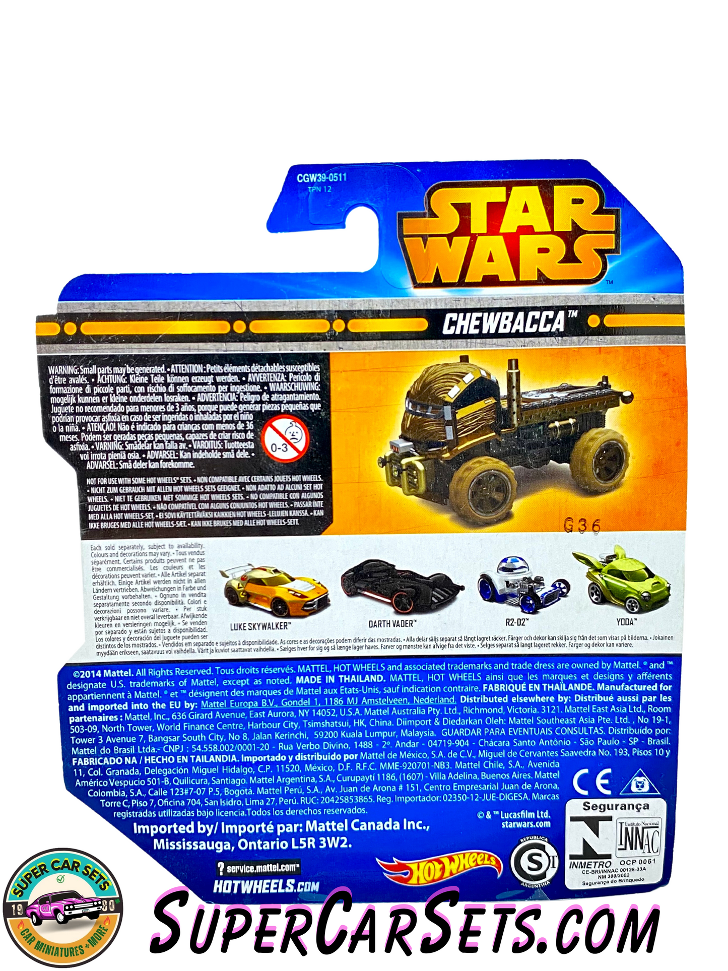 Star Wars (#4) Chewbacca - Hot Wheels