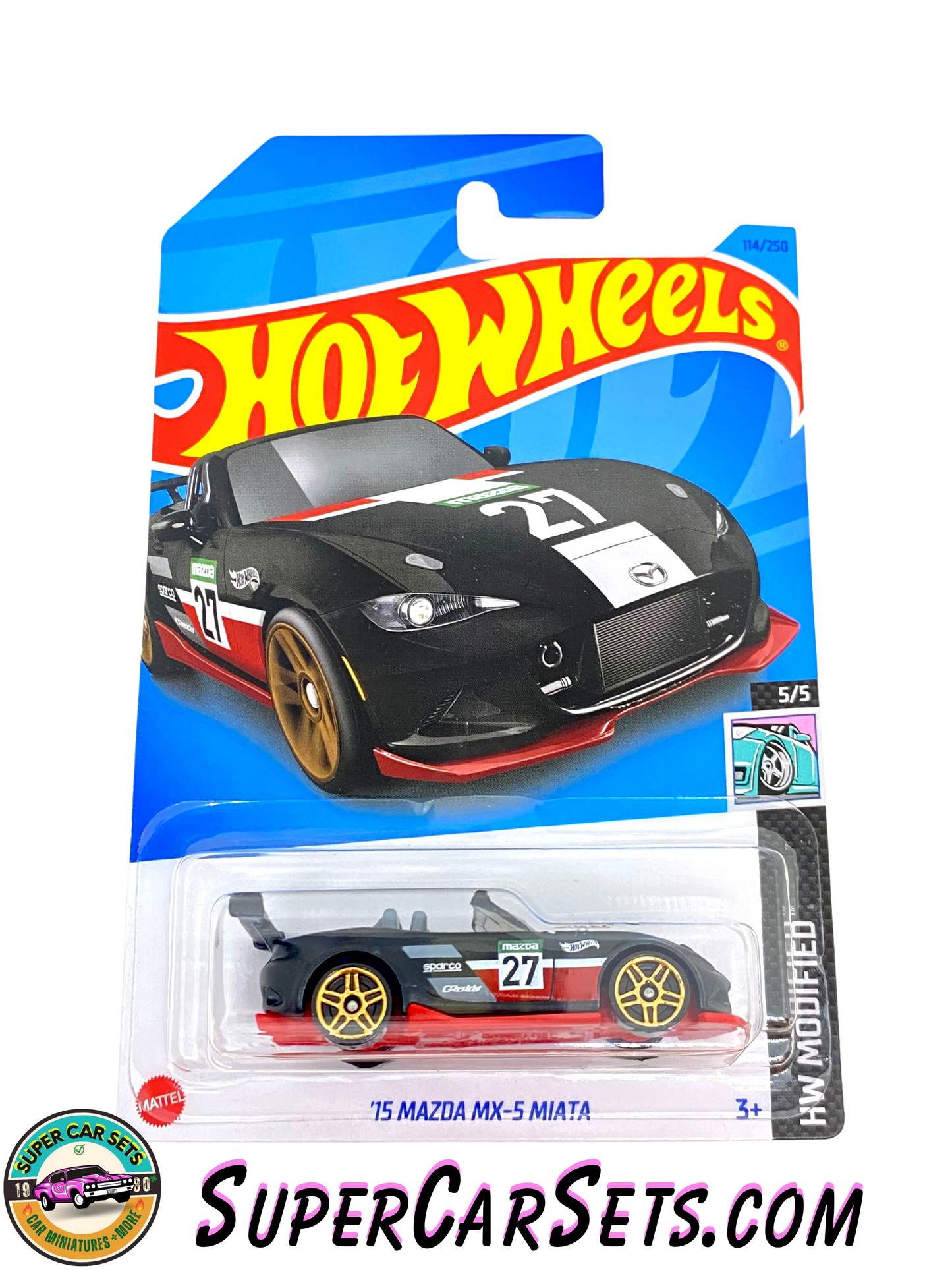 15 Mazda MX-5 Miata - Hot Wheels HW Modified - 2023 (5/5) (114/250)