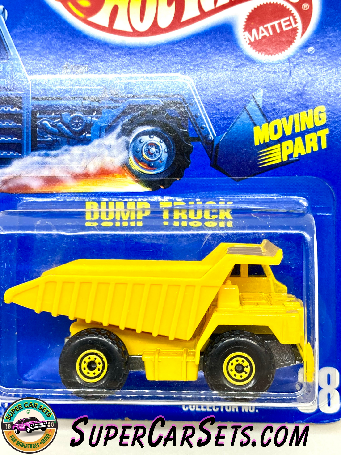 Hot Wheels (VINTAGE) (Year launched 1992) - Dump Truck (#38) (card aged)