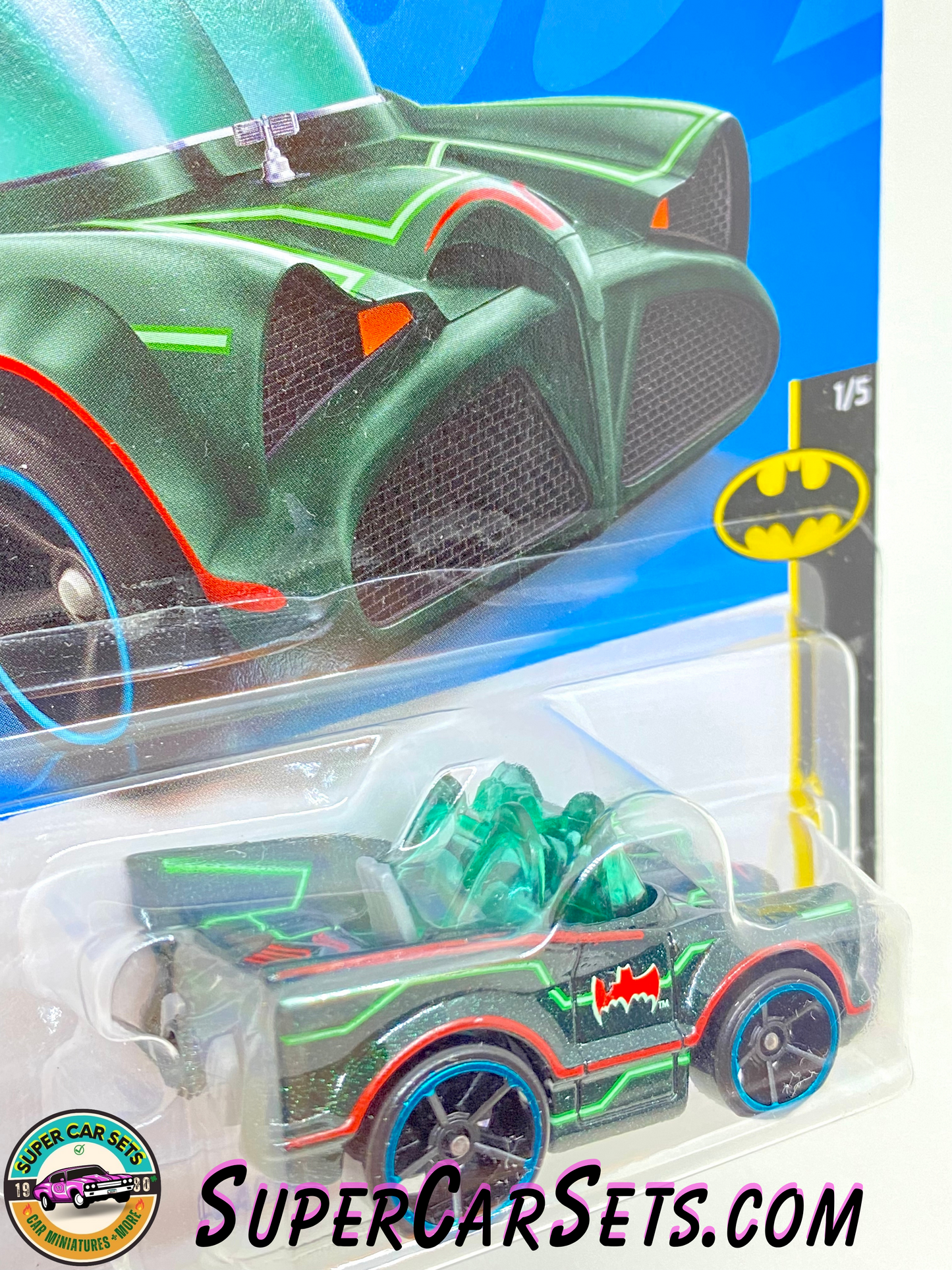 Hot Wheels - Batman - 2023 (1/5) (3/250) - Classic TV Series Batmobile (dark green)