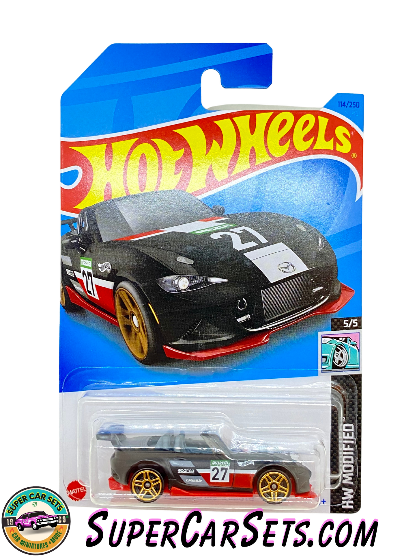 15 Mazda MX-5 Miata - Hot Wheels HW Modified - 2023 (5/5) (114/250)